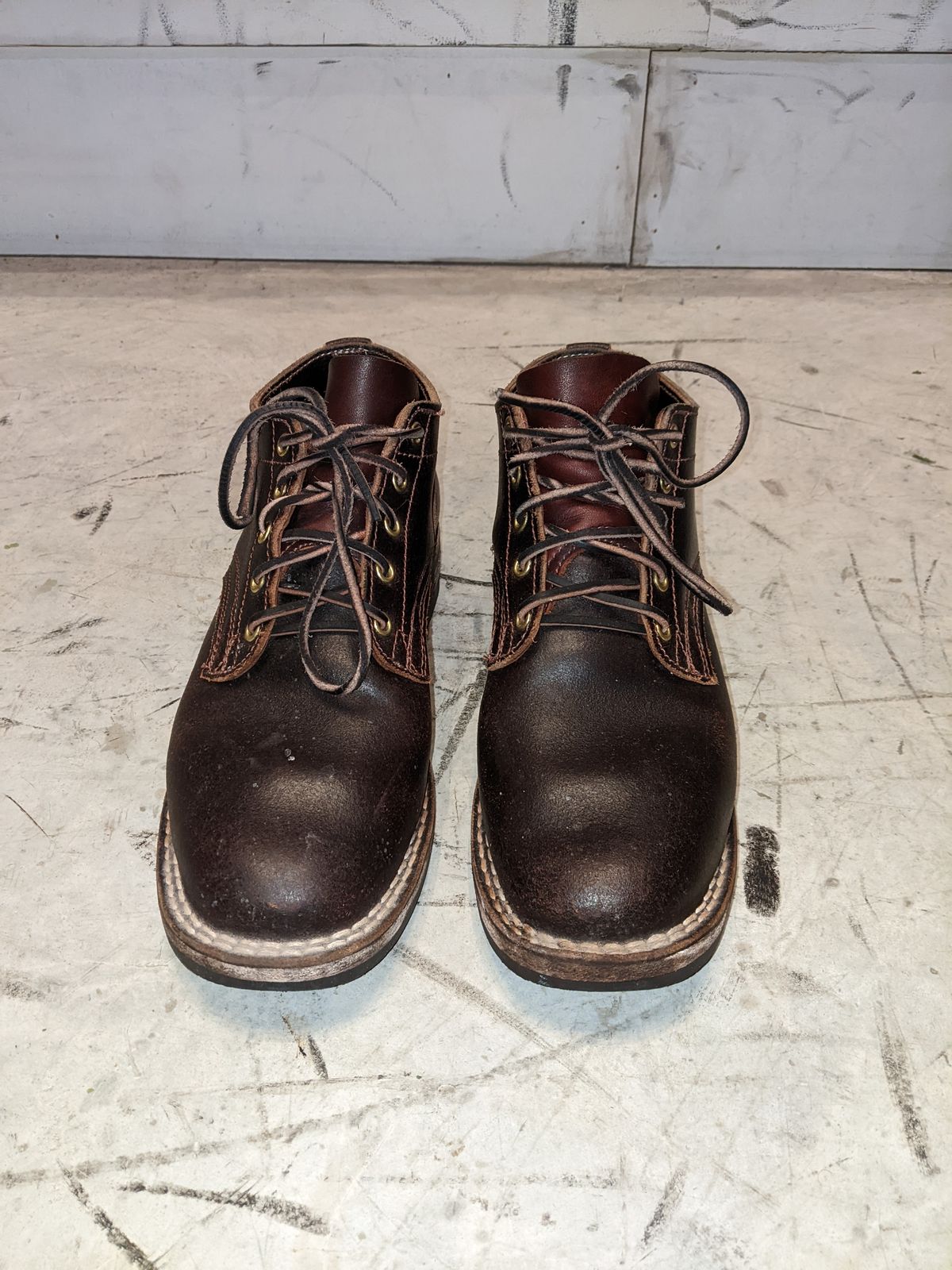 Photo by DonDiego on March 6, 2023 of the Nicks Comstock in Horween Brown Waxed Flesh.