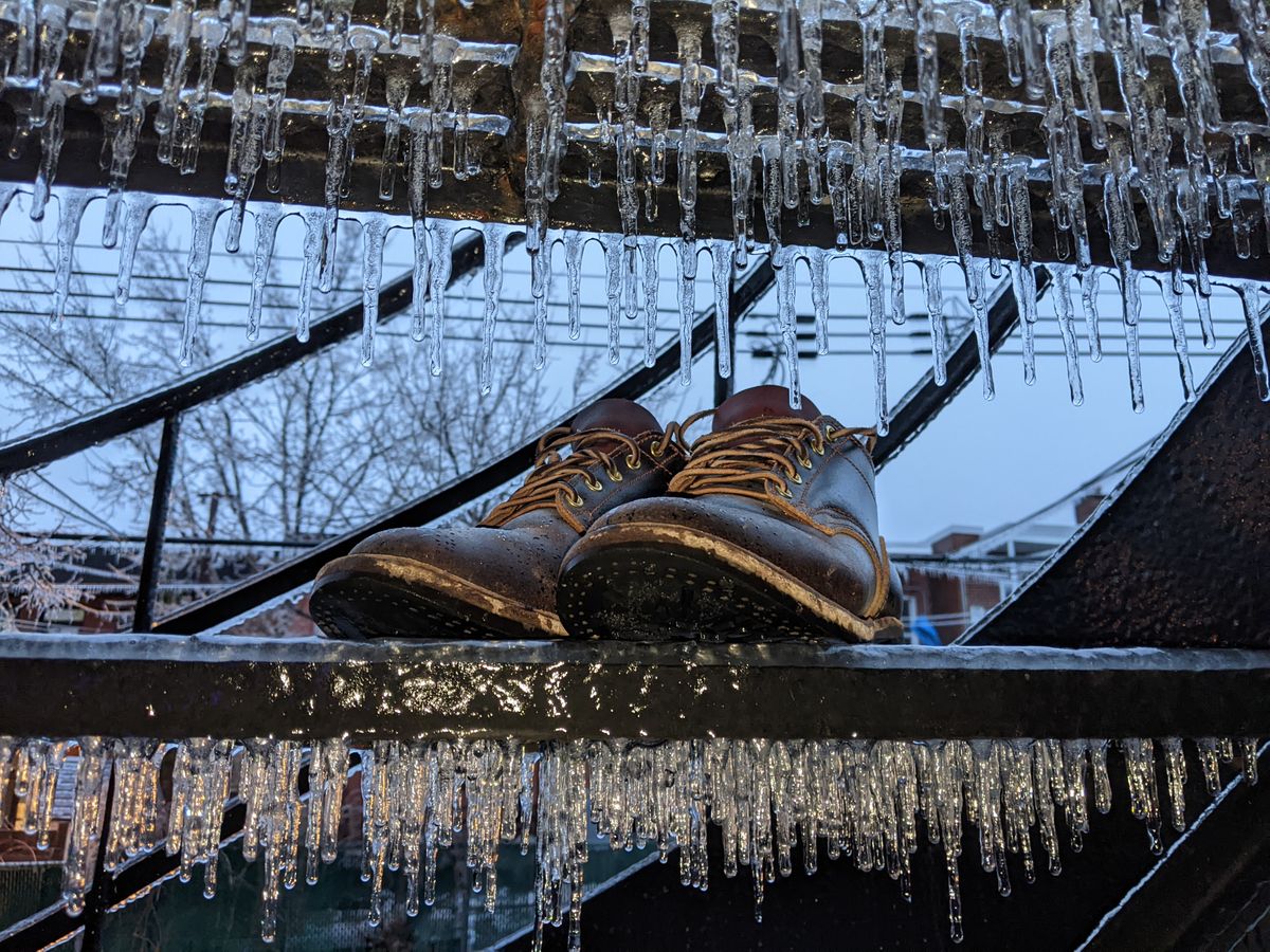 Photo by DonDiego on April 6, 2023 of the Nicks Comstock in Horween Brown Waxed Flesh.