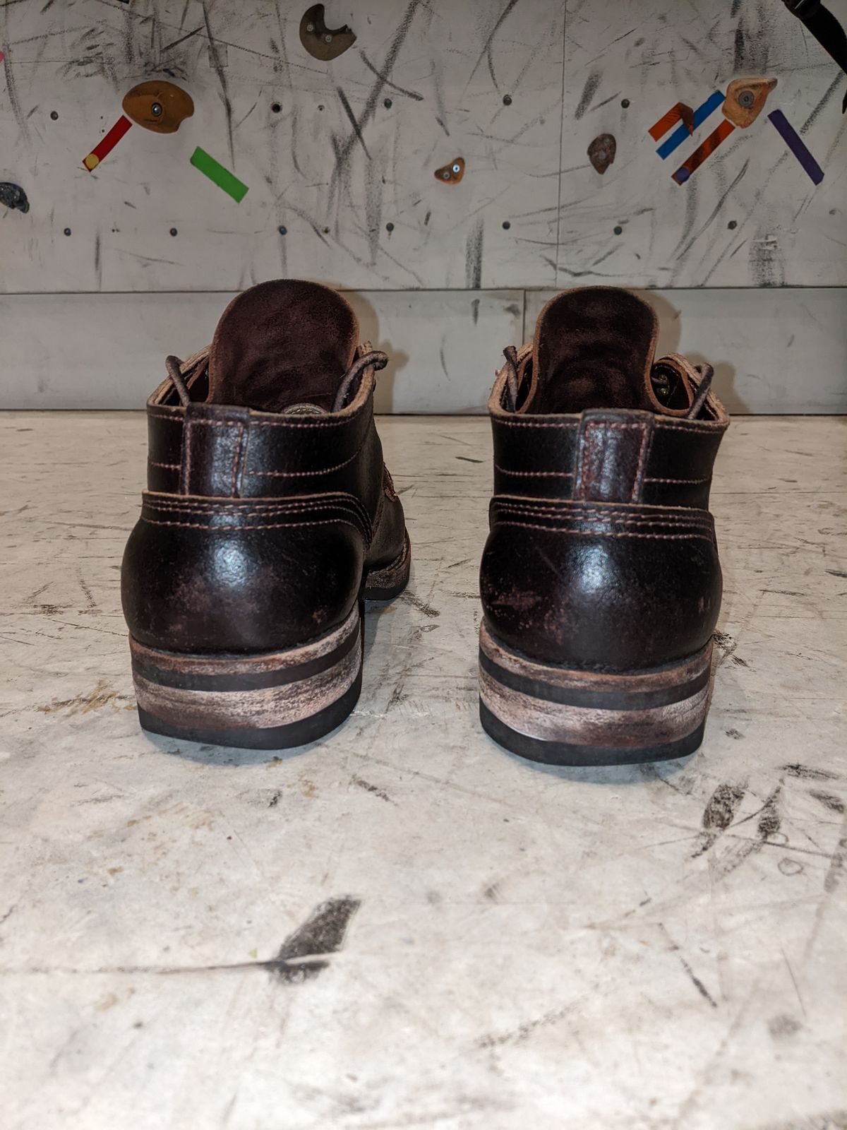 Photo by DonDiego on April 6, 2023 of the Nicks Comstock in Horween Brown Waxed Flesh.