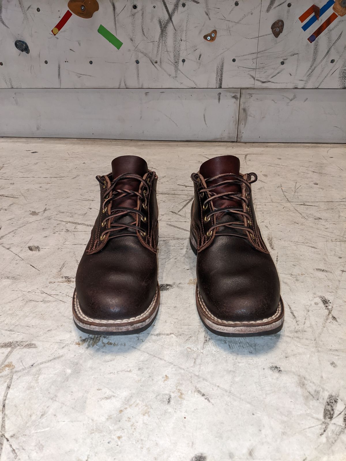 Photo by DonDiego on April 6, 2023 of the Nicks Comstock in Horween Brown Waxed Flesh.