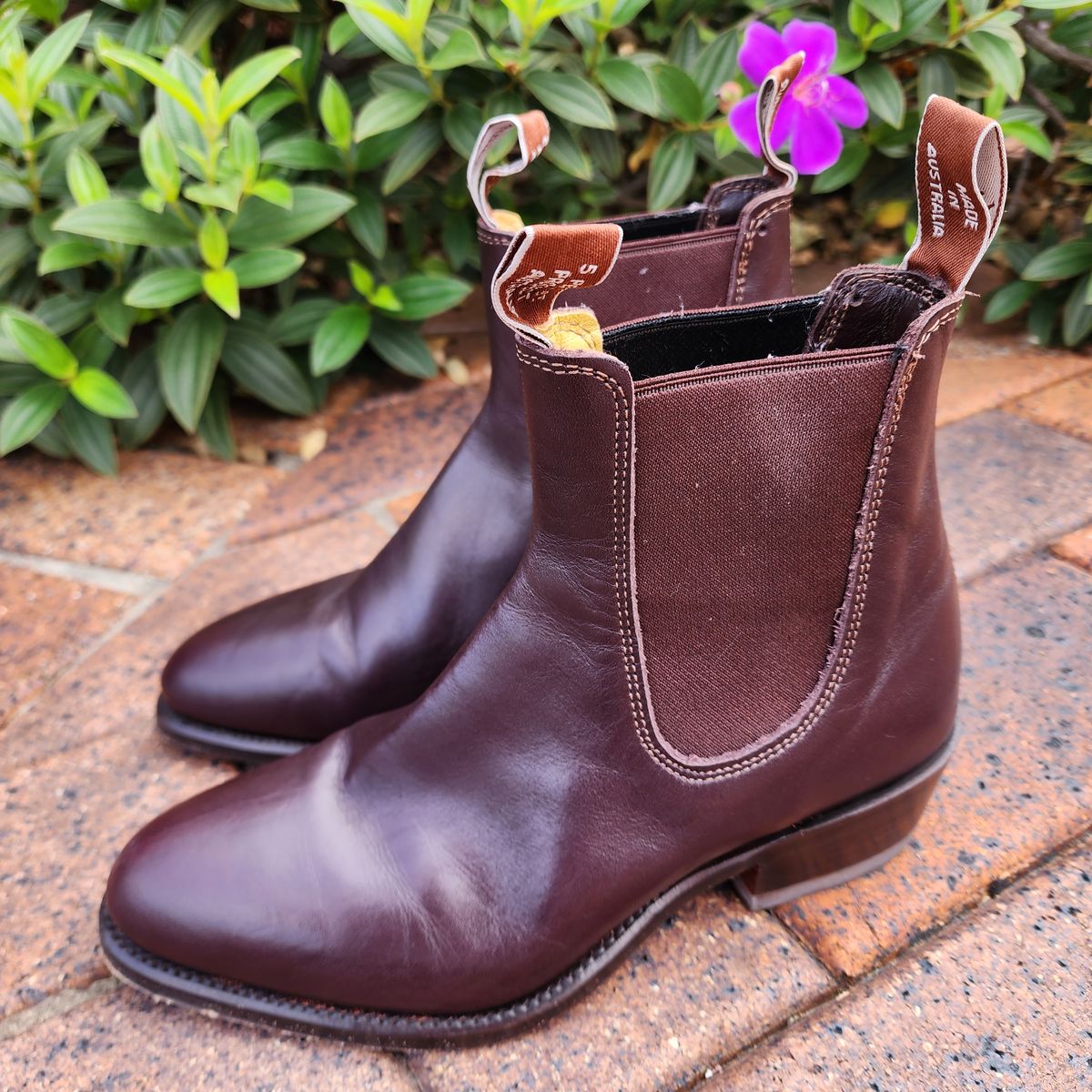 Photo by Littlewood555 on February 5, 2024 of the R.M. Williams Lady Yearling Boot in Chestnut Yearling.