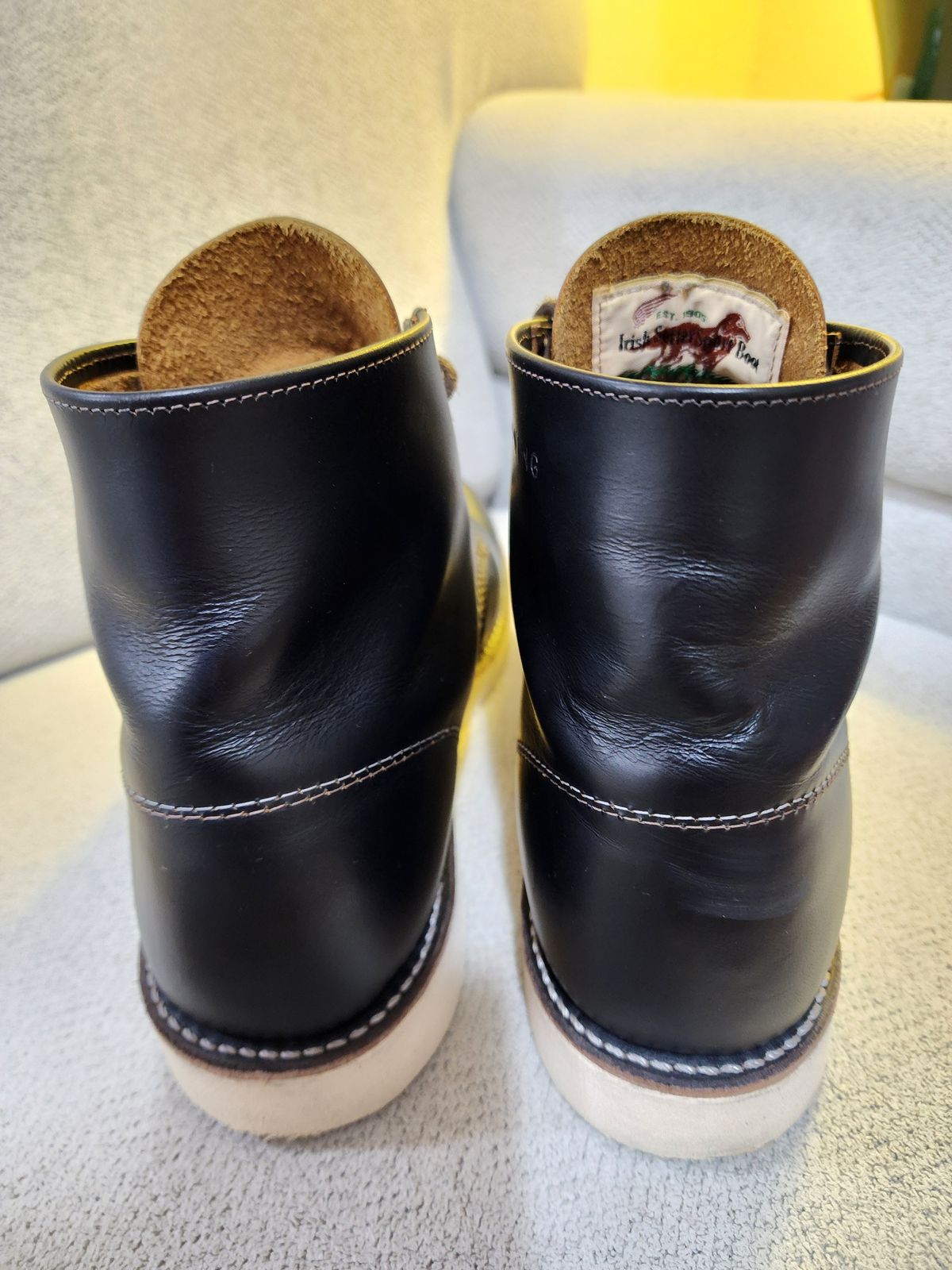 Photo by Littlewood555 on November 5, 2024 of the Red Wing 9870 in S.B. Foot Black Klondike.
