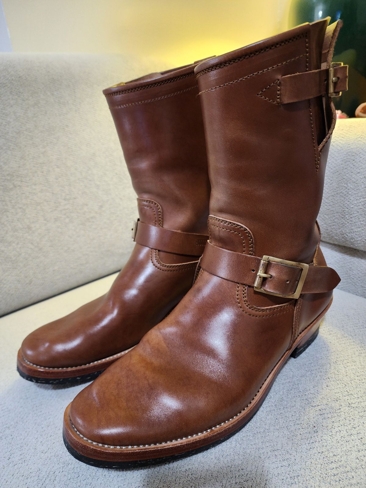 Photo by Littlewood555 on November 5, 2024 of the Briselblack The Keeper 'Type 2' Engineer Boot in Maryam Toscanello Horsebutt.