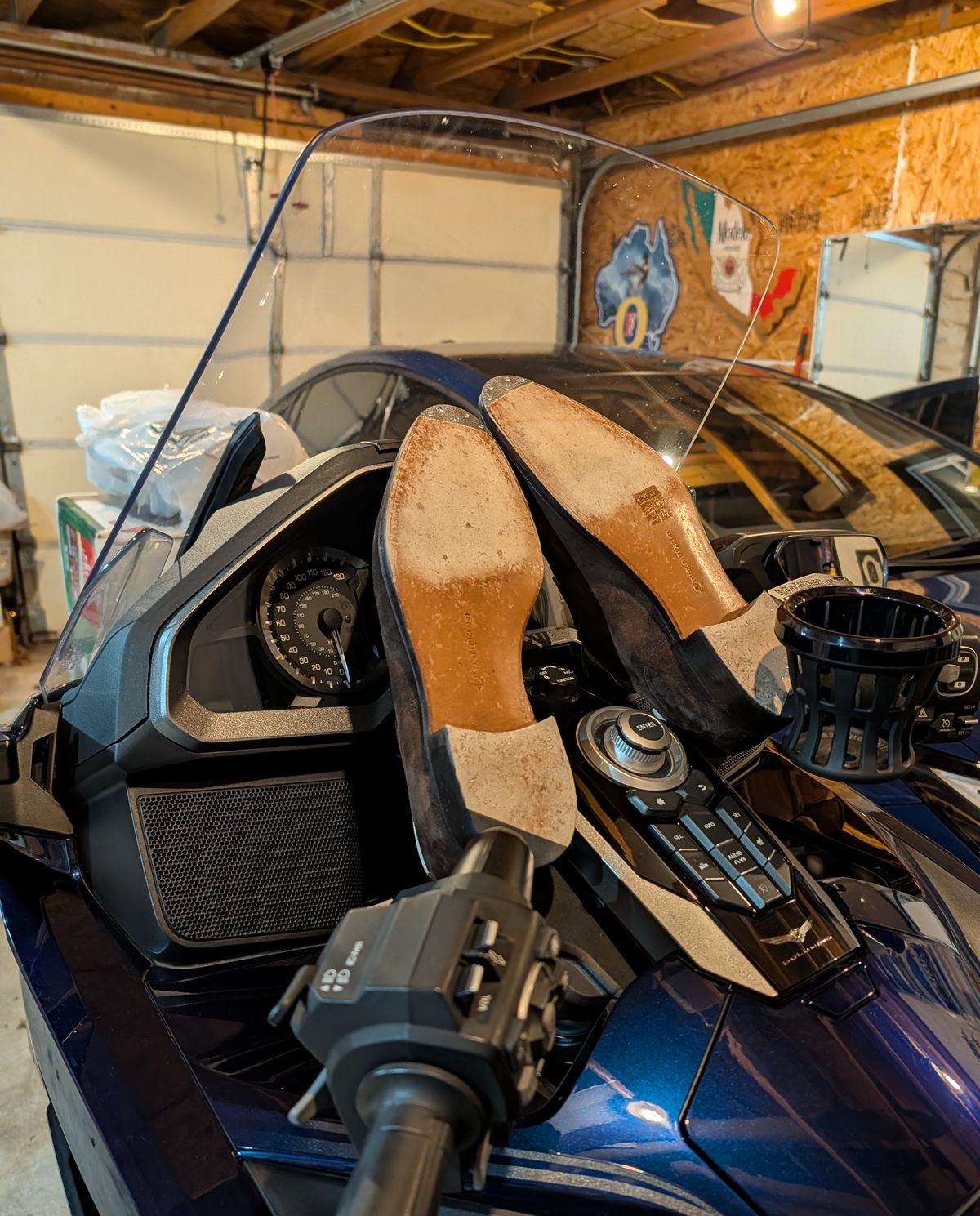 Photo by cross on January 6, 2026 of the Edward Green Dover in Mink Suede.