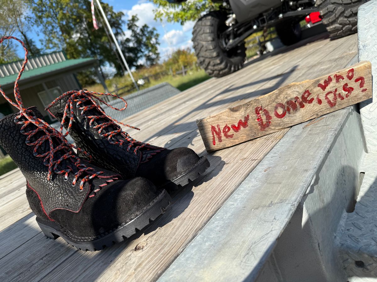 Photo by chadthebootguy on October 2, 2025 of the JK Boots O.T. in Bloodcore Bison.