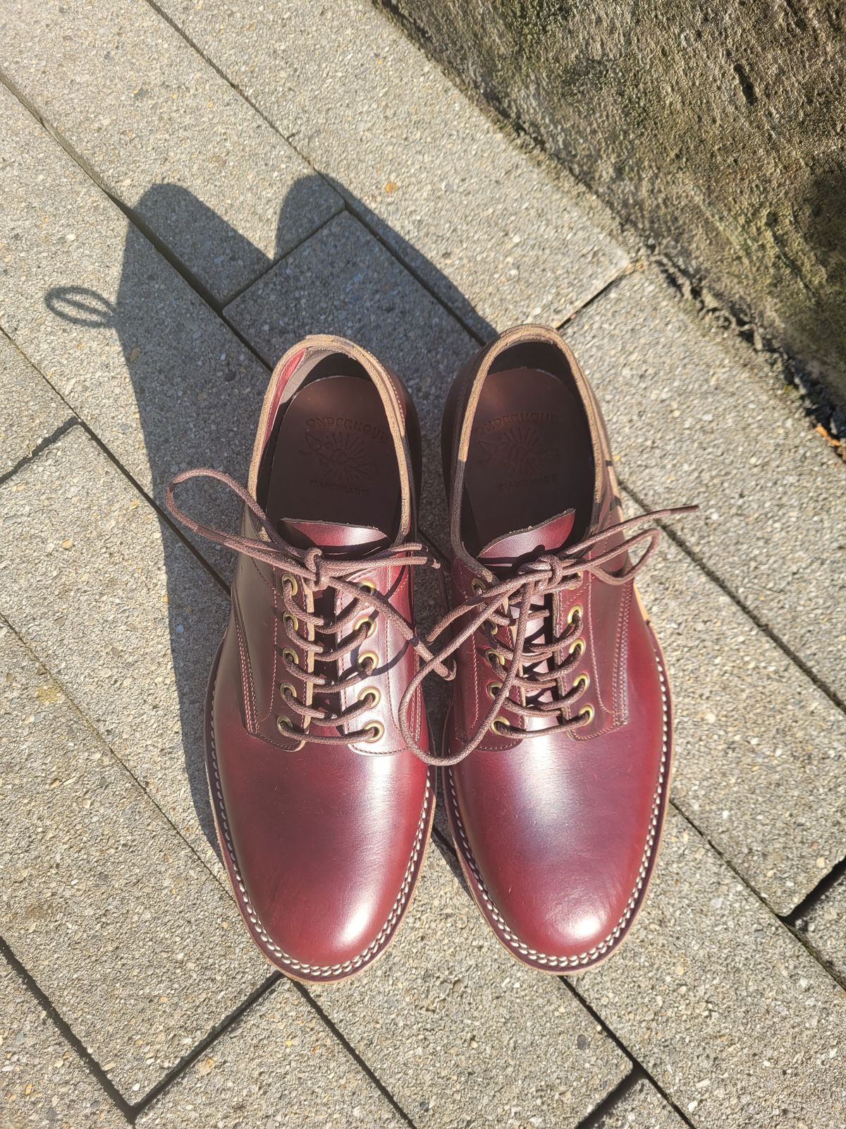 Photo by MyNameisJeff on October 2, 2022 of the Onderhoud LVL01 Derby Boot in Horween Color 8 Chromexcel.