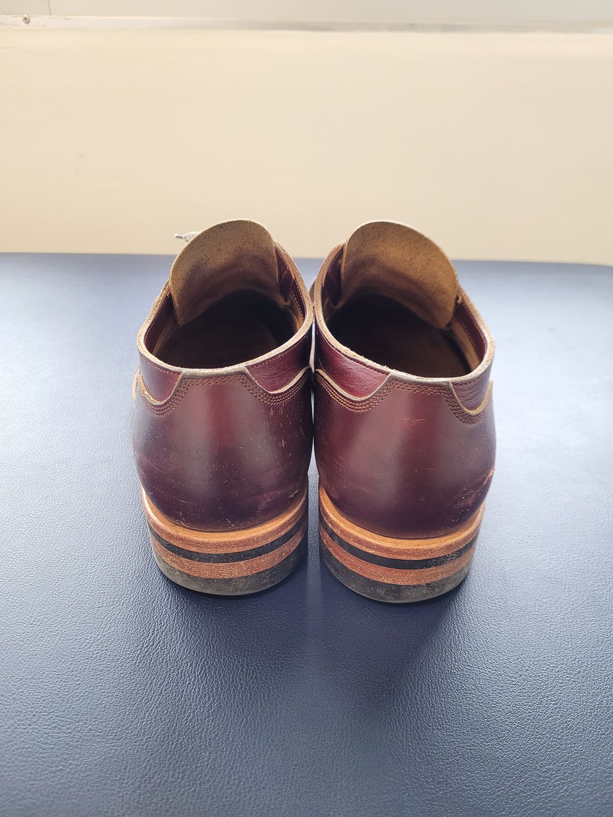 Photo by MyNameisJeff on March 1, 2023 of the Onderhoud LVL01 Derby Boot in Horween Color 8 Chromexcel.