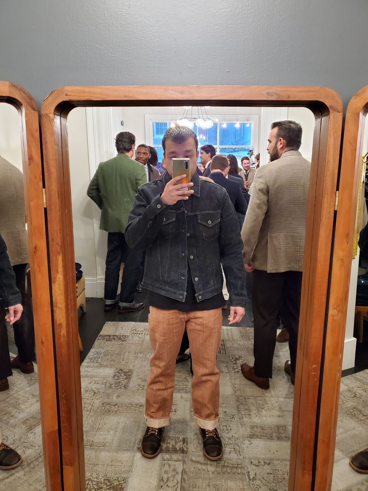 Photo by AlucardX on October 24, 2025 of the Viberg Service Boot in Horween Brown Waxed Flesh.