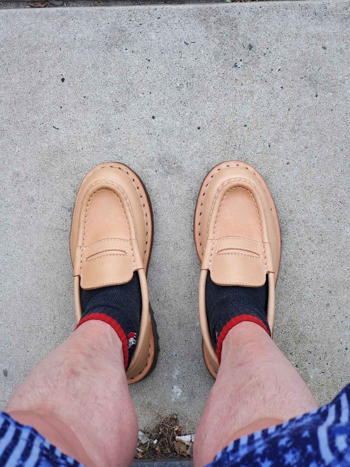 Photo by AlucardX on June 19, 2023 of the AE McAteer Handsewn Loafer in Unknown Leather.