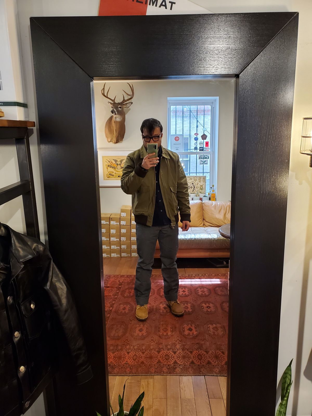 Photo by AlucardX on April 1, 2024 of the Viberg Boondocker in Horween Faded Wheat Chamois Roughout.
