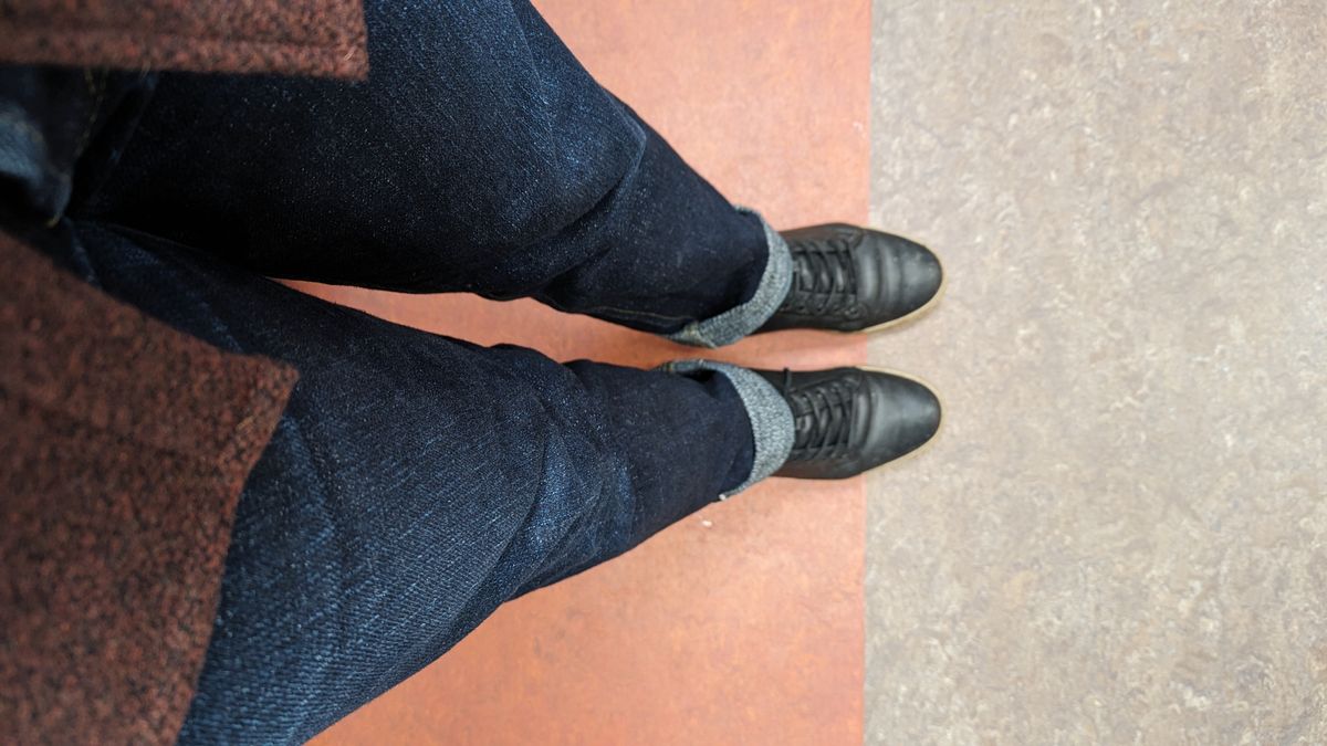 Photo by deiru on April 2, 2024 of the Goral x Rose Anvil Muggs in Irish sheepskin.