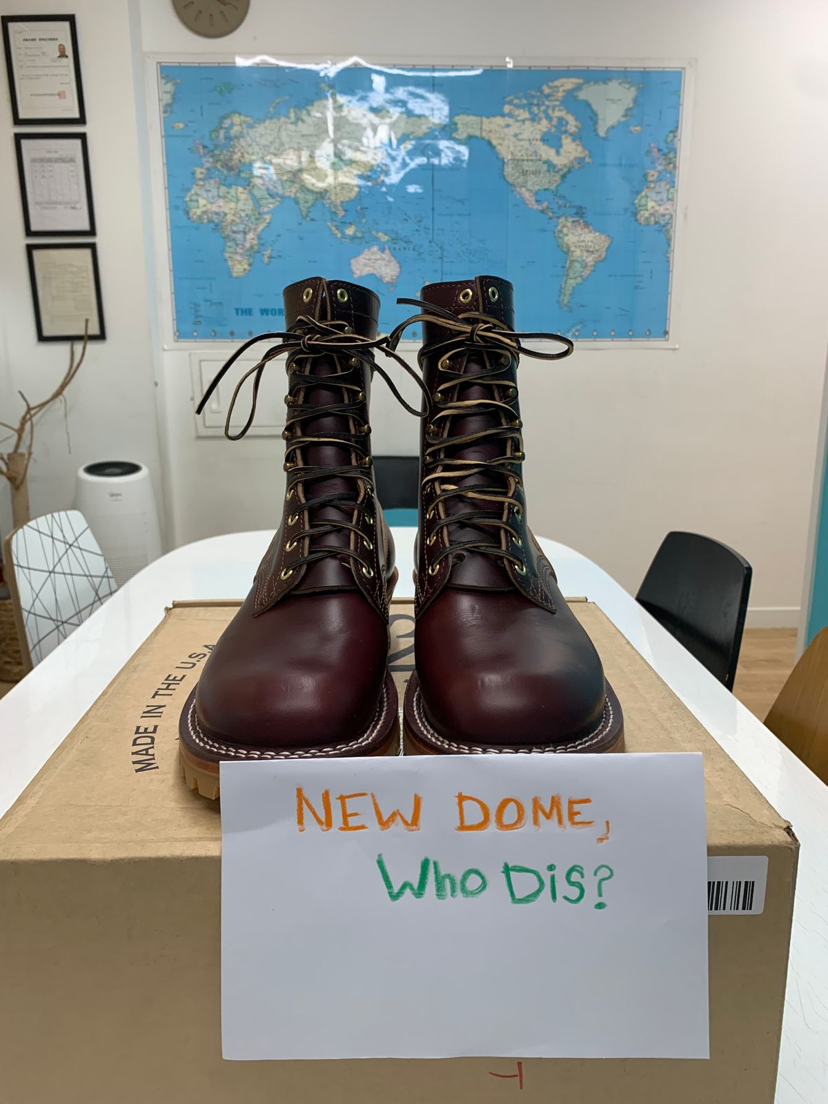 Photo by eggieman on October 1, 2025 of the Nicks MTO in Horween Color 8 Chromexcel.