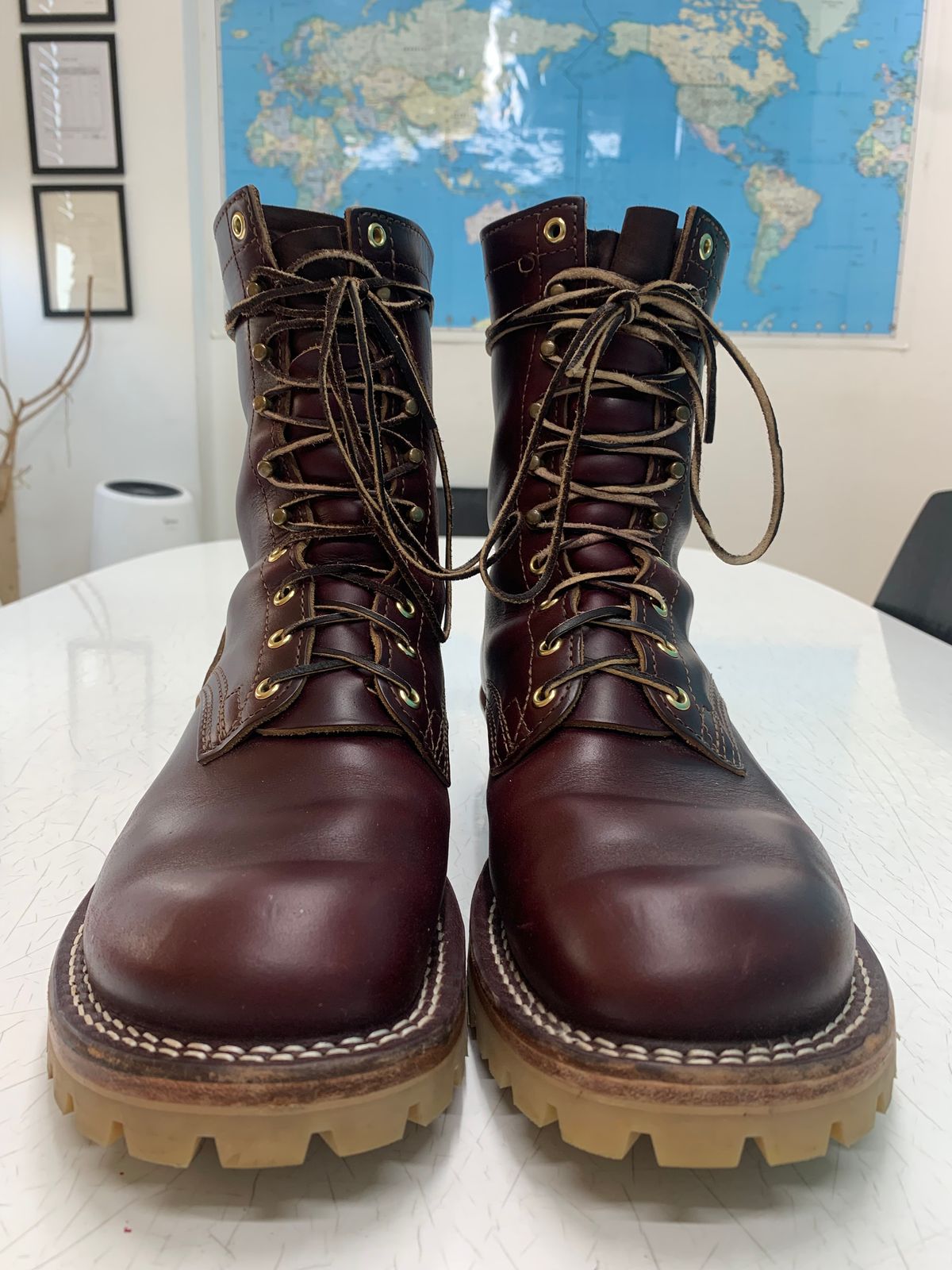 Photo by eggieman on November 5, 2025 of the Nicks MTO in Horween Color 8 Chromexcel.
