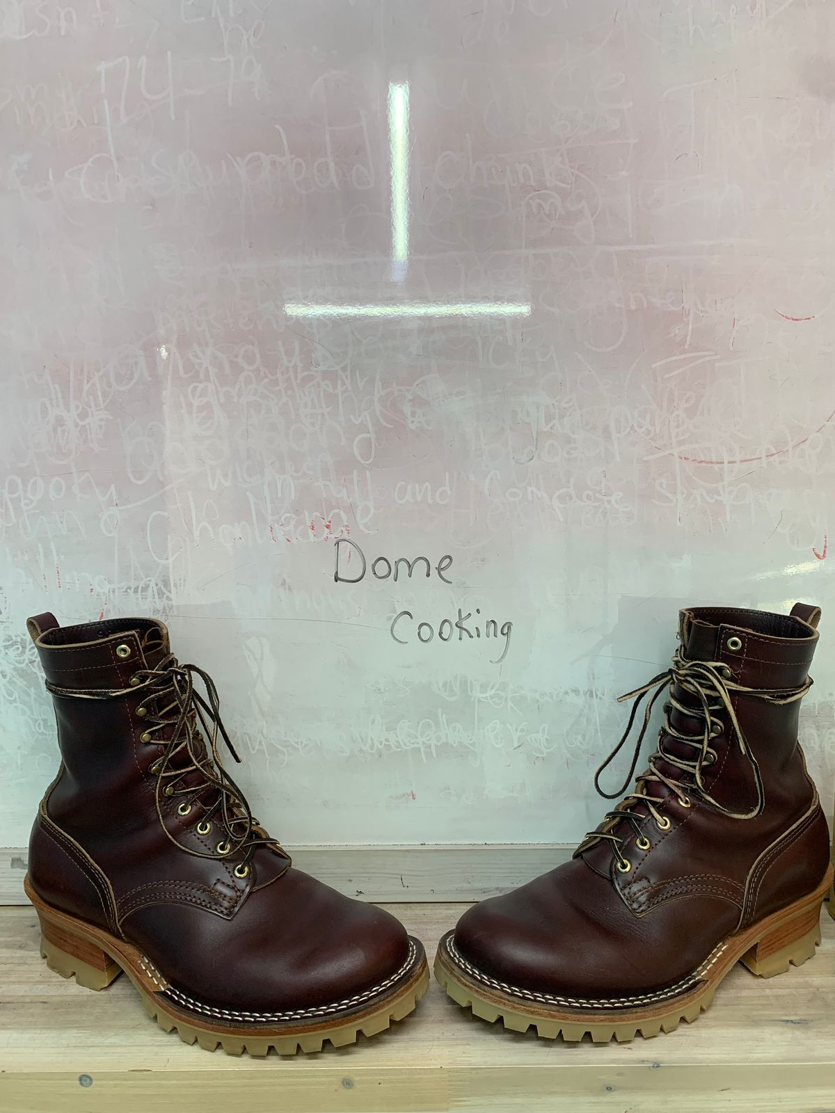 Photo by eggieman on November 5, 2025 of the Nicks MTO in Horween Color 8 Chromexcel.