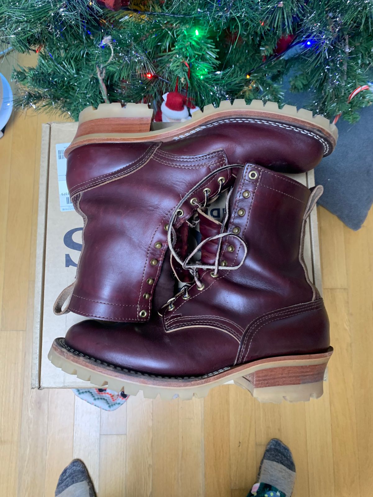 Photo by eggieman on January 2, 2026 of the Nicks MTO in Horween Color 8 Chromexcel.