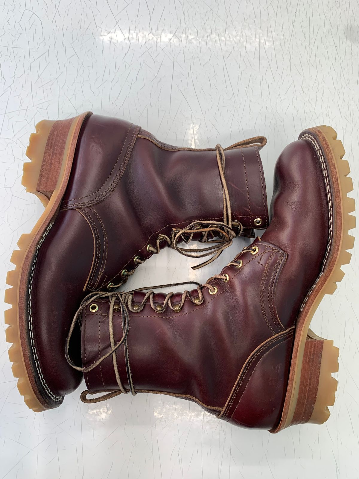Photo by eggieman on March 4, 2026 of the Nicks MTO in Horween Color 8 Chromexcel.