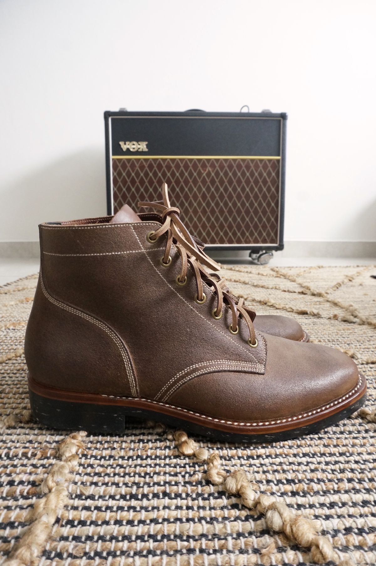 Photo by bbertens on October 1, 2022 of the Onderhoud SVC01 Boondocker in Horween Marine Field Roughout.