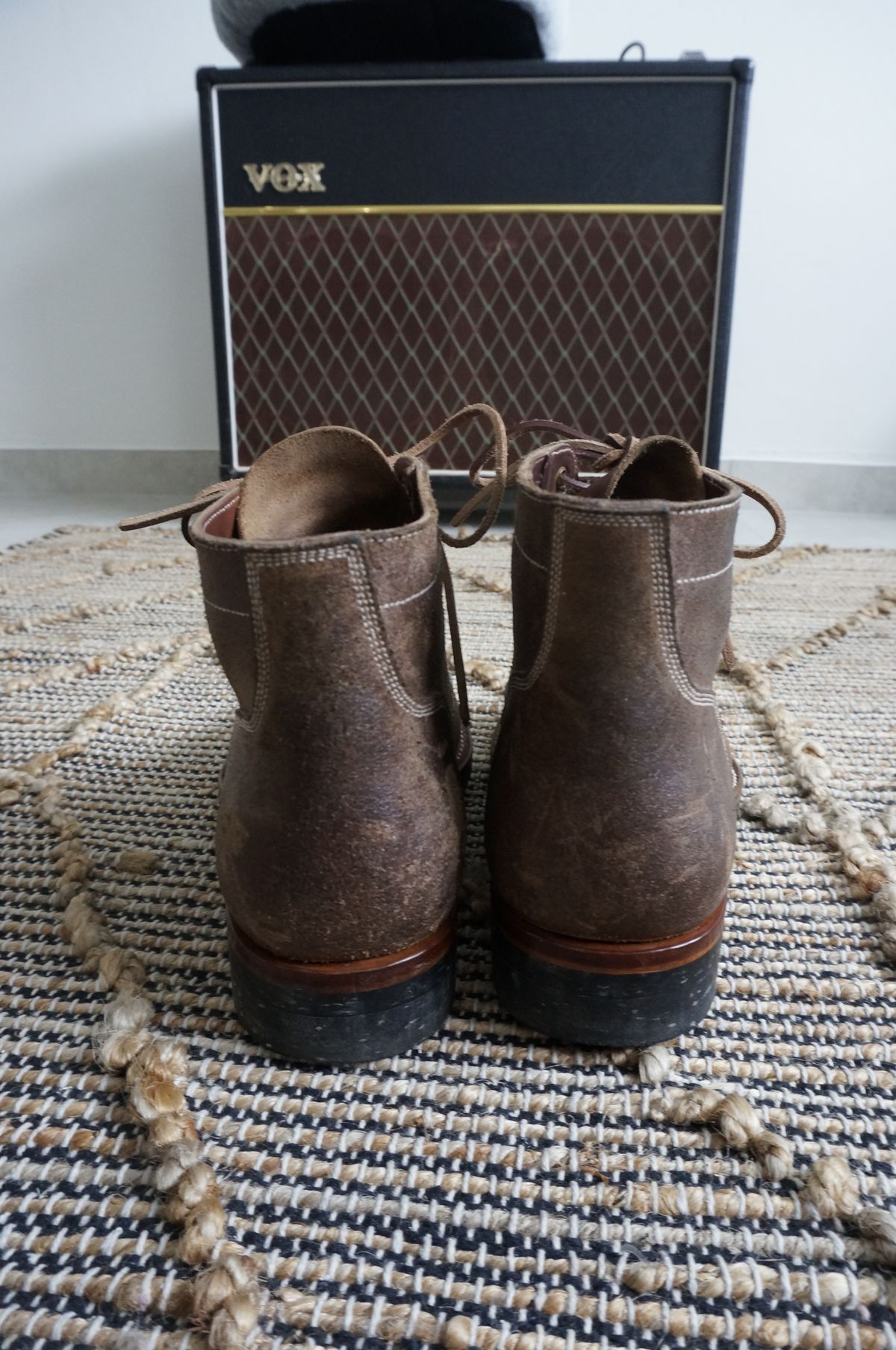 Photo by bbertens on November 5, 2022 of the Onderhoud SVC01 Boondocker in Horween Marine Field Roughout.
