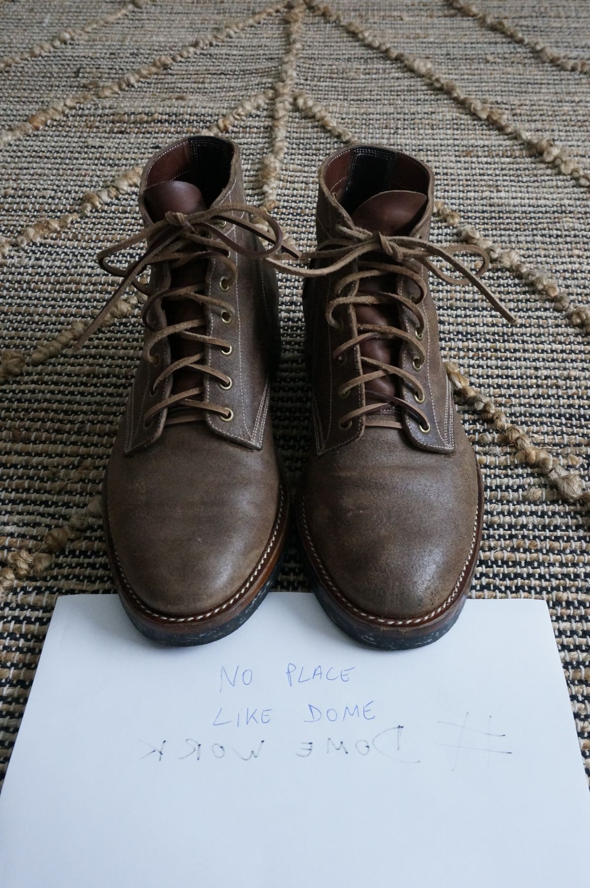 Photo by bbertens on November 5, 2022 of the Onderhoud SVC01 Boondocker in Horween Marine Field Roughout.