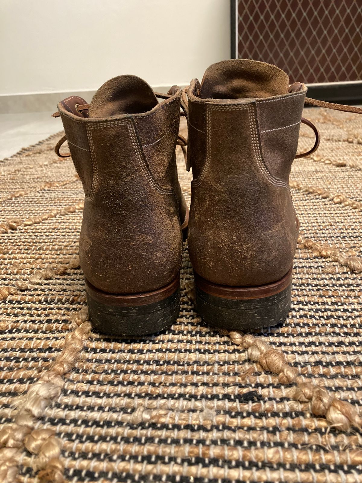 Photo by bbertens on December 4, 2022 of the Onderhoud SVC01 Boondocker in Horween Marine Field Roughout.