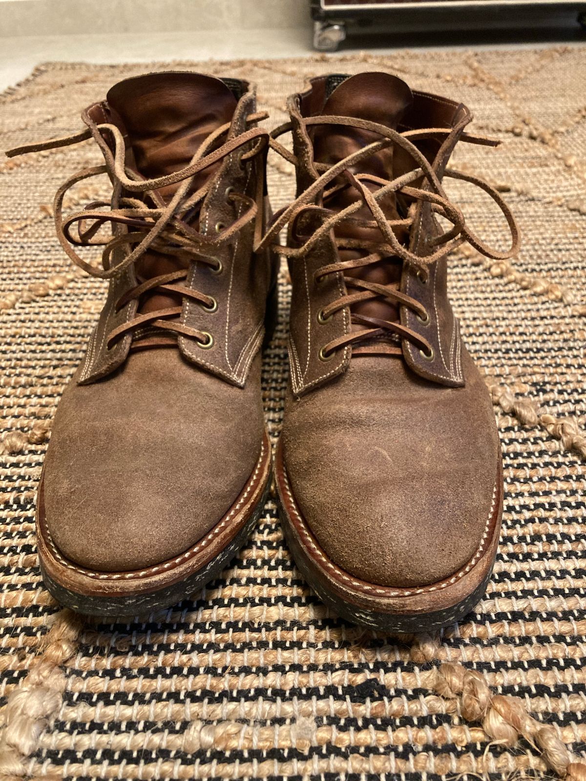 Photo by bbertens on December 4, 2022 of the Onderhoud SVC01 Boondocker in Horween Marine Field Roughout.