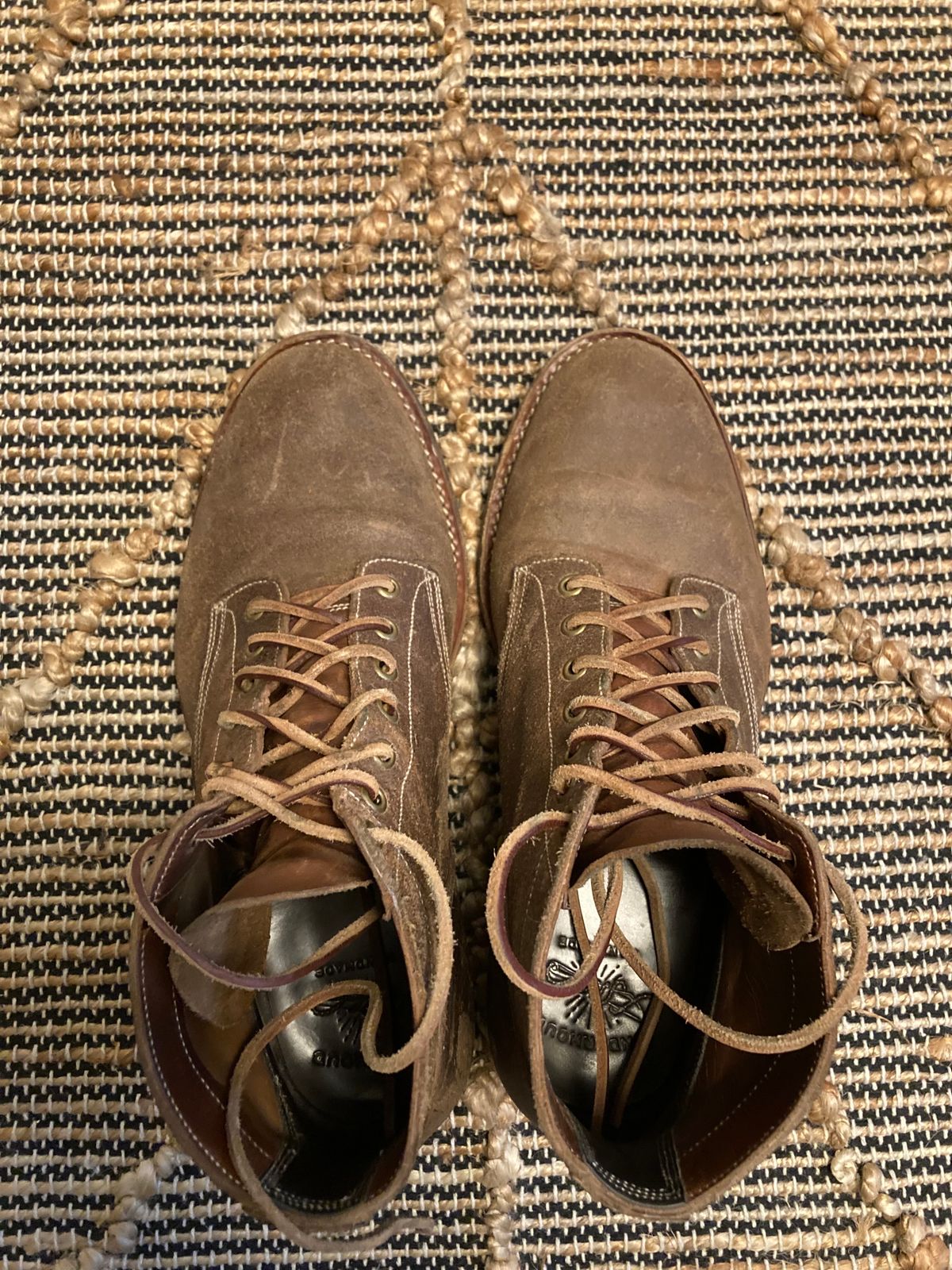 Photo by bbertens on December 4, 2022 of the Onderhoud SVC01 Boondocker in Horween Marine Field Roughout.