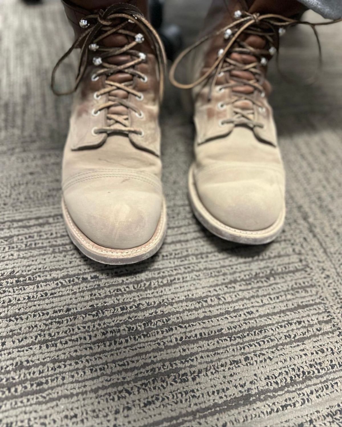 Photo by _cryptid_jack on July 28, 2023 of the Red Wing Iron Ranger in S.B. Foot Amber Harness.