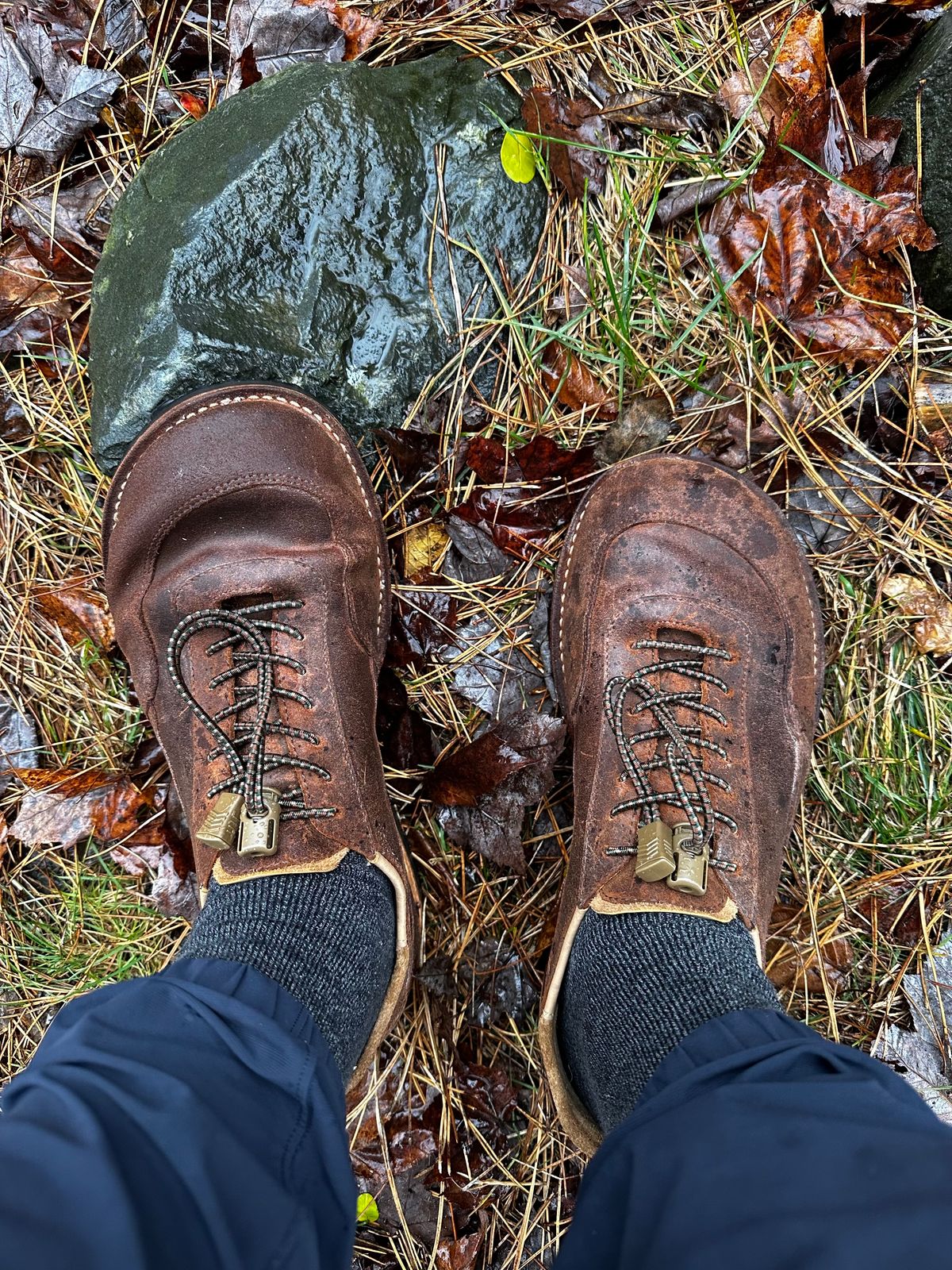 Photo by cjhill1 on November 23, 2024 of the Turriff Functional Footwear C-01 Anatomical Outdoor Trail Shoe in C.F. Stead Prairie Waxy Commander Suede.