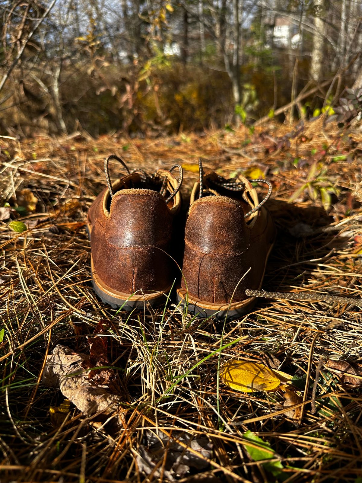 Photo by cjhill1 on November 21, 2024 of the Turriff Functional Footwear C-01 Anatomical Outdoor Trail Shoe in C.F. Stead Prairie Waxy Commander Suede.