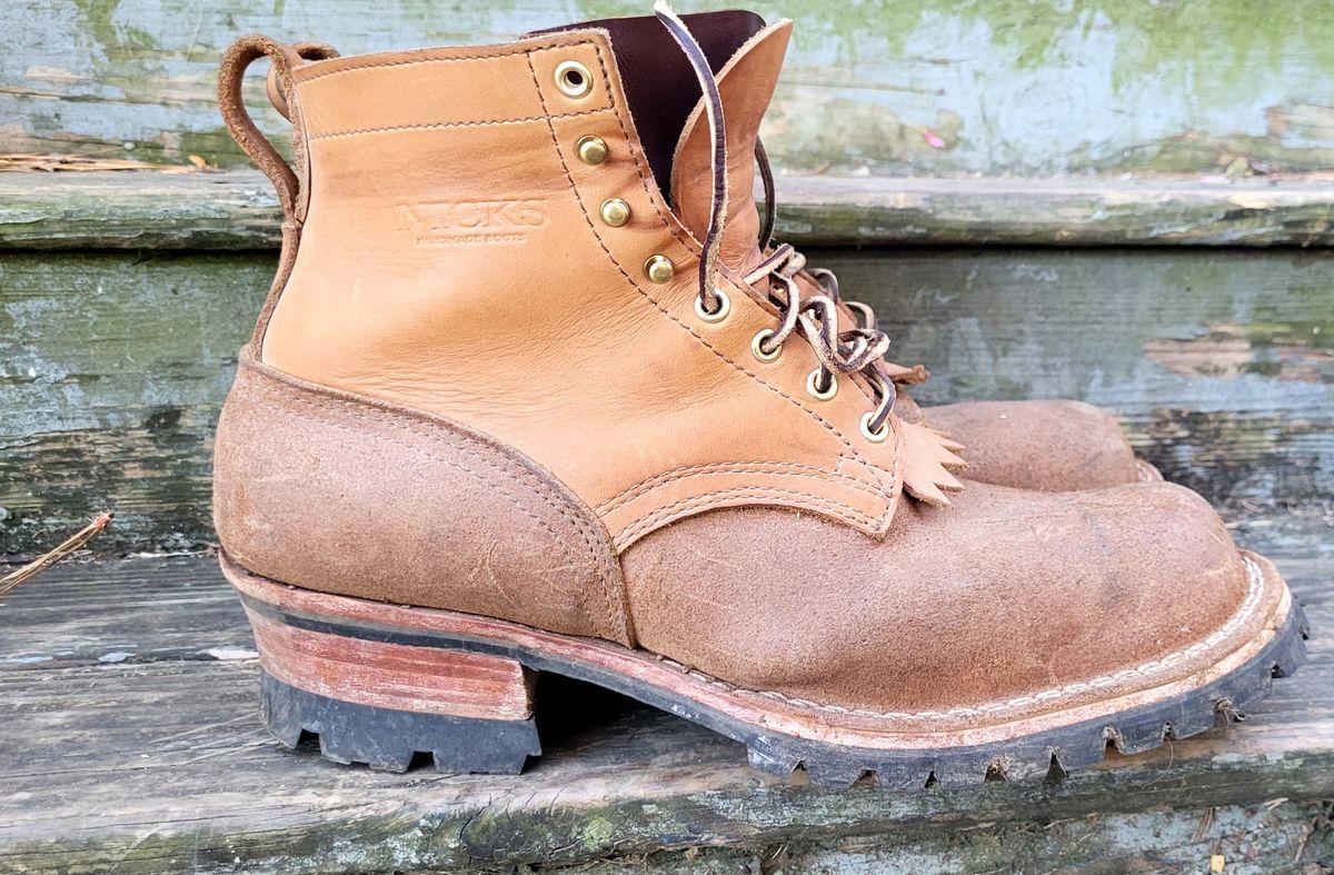 Photo by RedNeck_Rockstar on November 5, 2023 of the Nicks BuilderPro in Seidel 1964 Tan Roughout.