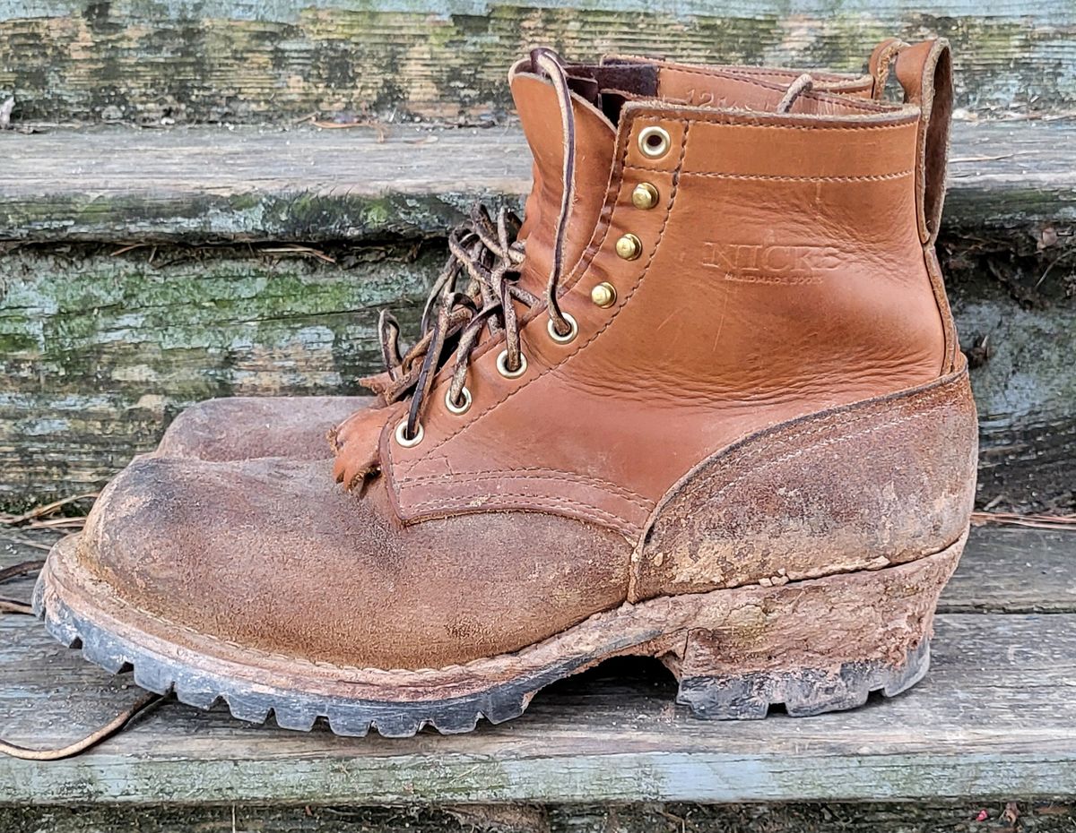 Photo by RedNeck_Rockstar on February 5, 2024 of the Nicks BuilderPro in Seidel 1964 Tan Roughout.