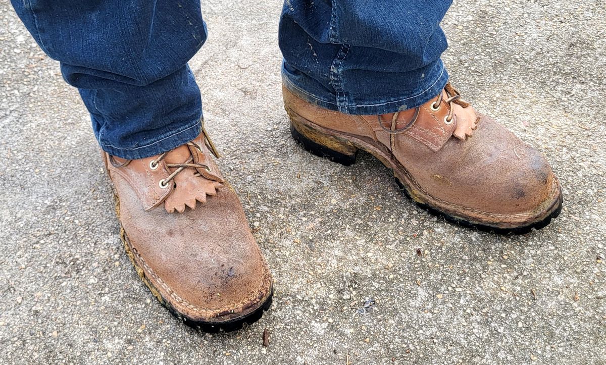 Photo by RedNeck_Rockstar on March 5, 2024 of the Nicks BuilderPro in Seidel 1964 Tan Roughout.