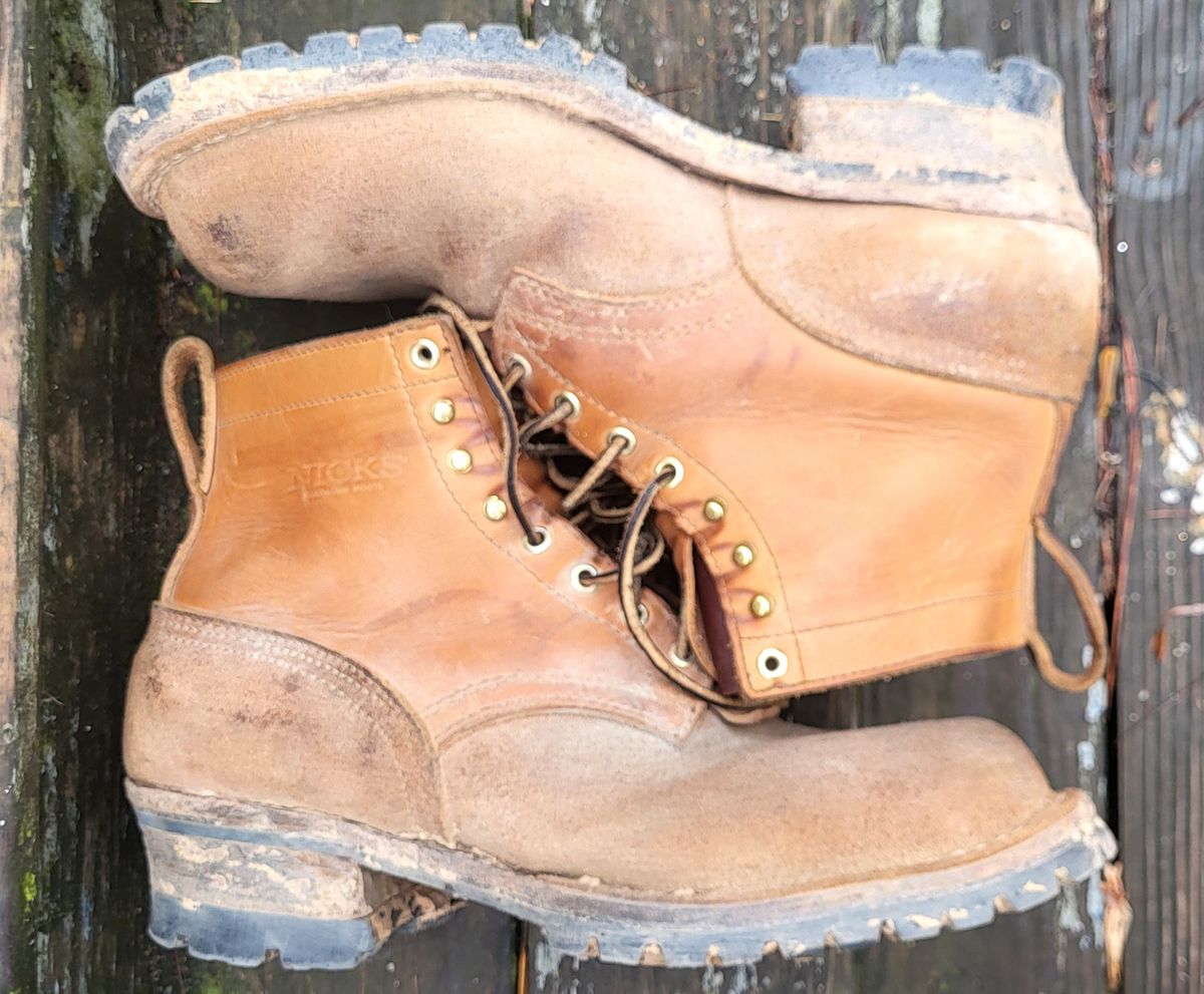 Photo by RedNeck_Rockstar on March 5, 2024 of the Nicks BuilderPro in Seidel 1964 Tan Roughout.