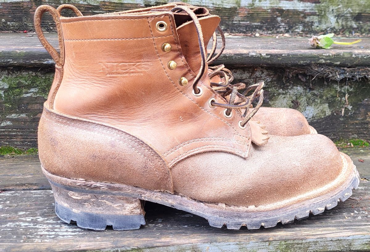 Photo by RedNeck_Rockstar on March 5, 2024 of the Nicks BuilderPro in Seidel 1964 Tan Roughout.