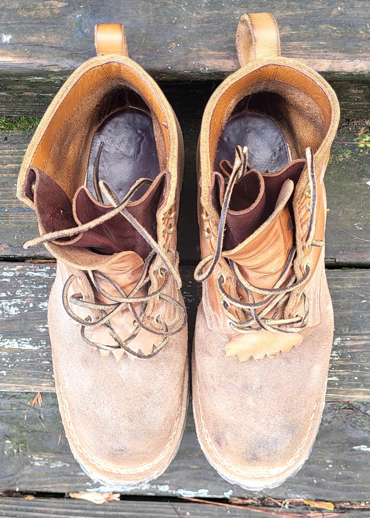 Photo by RedNeck_Rockstar on March 5, 2024 of the Nicks BuilderPro in Seidel 1964 Tan Roughout.