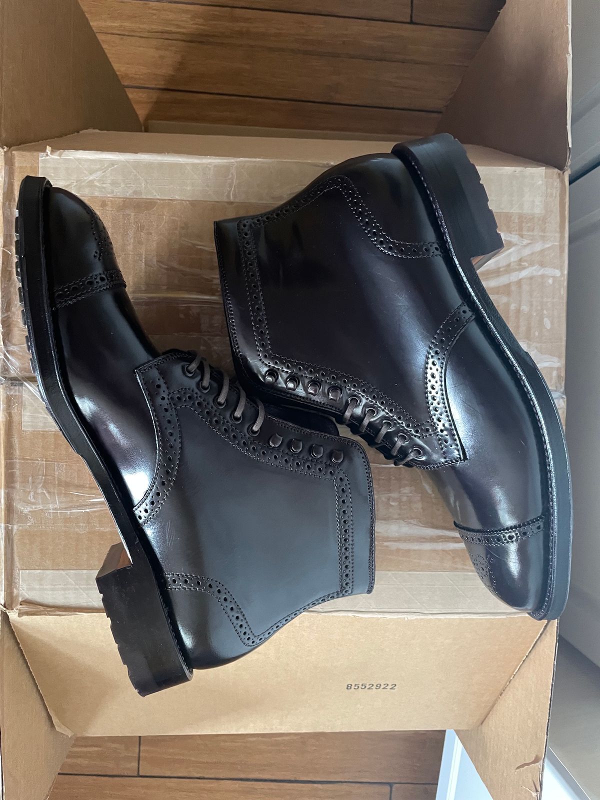Photo by harshhappens on November 1, 2023 of the Alden Medallion Cap Toe Boot in Horween Color 8 Shell Cordovan.