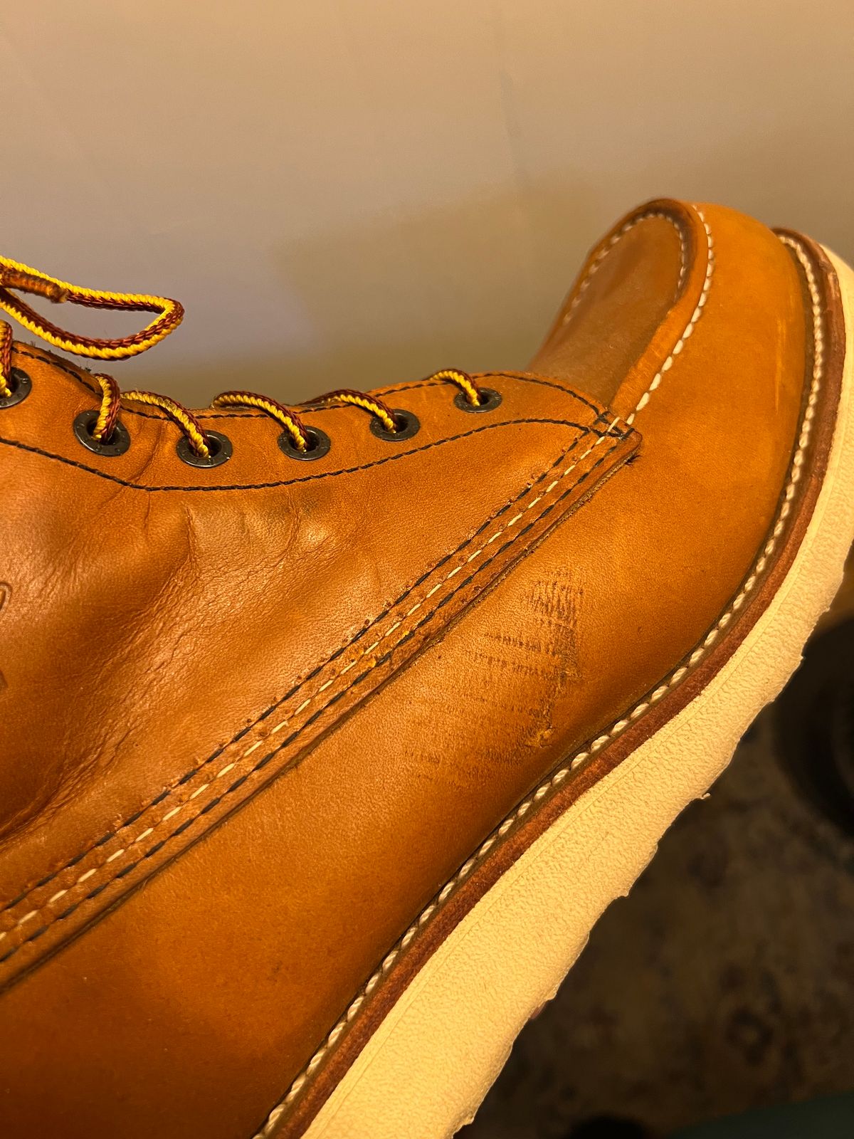 Photo by kase on November 14, 2023 of the Red Wing 8-Inch Classic Moc in S.B. Foot Oro-Iginal.