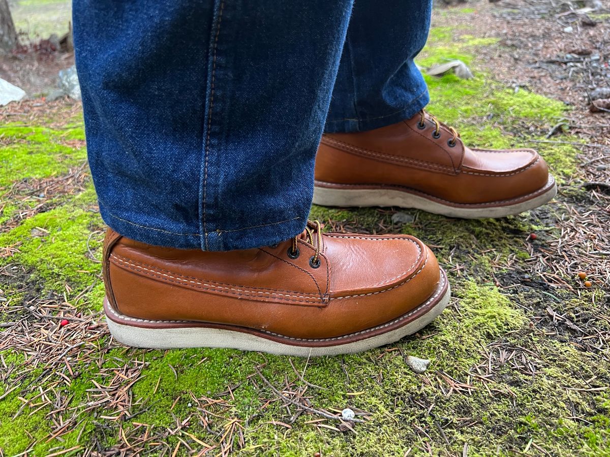 Photo by kase on December 28, 2023 of the Red Wing 8-Inch Classic Moc in S.B. Foot Oro-Iginal.