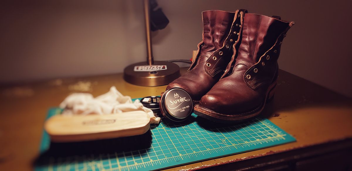 Photo by SamuelO on November 3, 2022 of the Nicks Robert in Horween Brown Chromexcel.