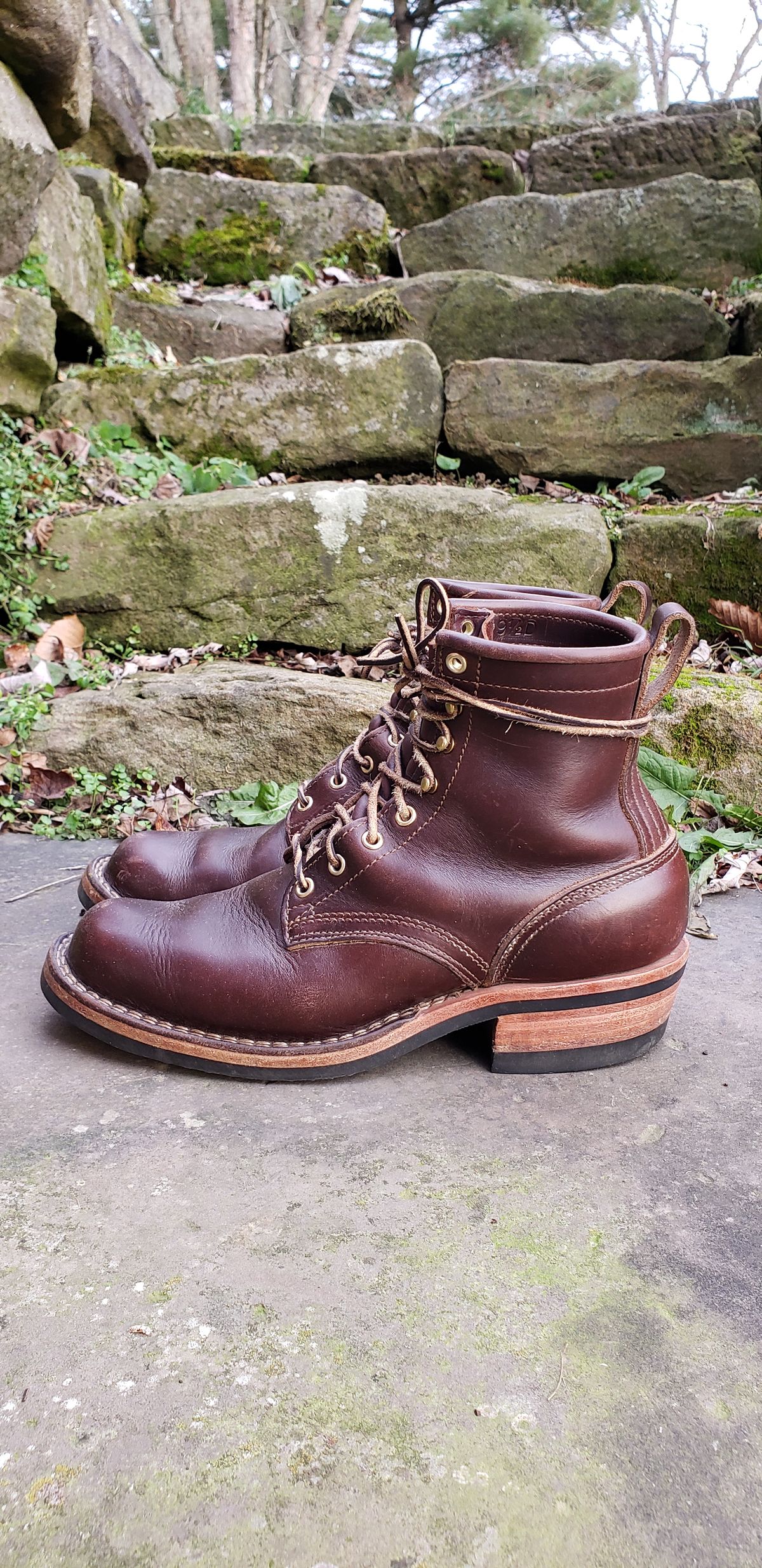 Photo by SamuelO on December 2, 2022 of the Nicks Robert in Horween Brown Chromexcel.