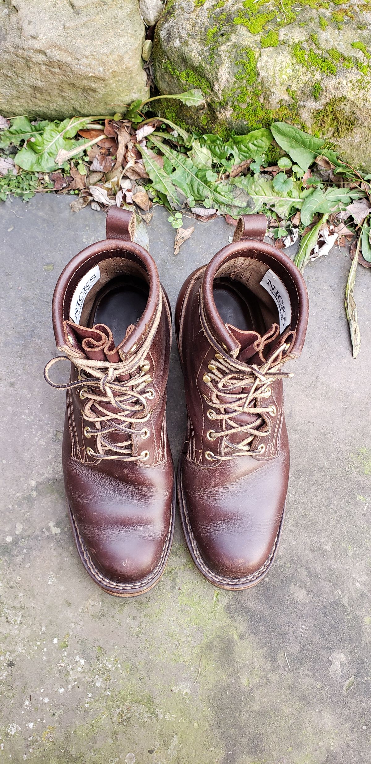 Photo by SamuelO on December 2, 2022 of the Nicks Robert in Horween Brown Chromexcel.