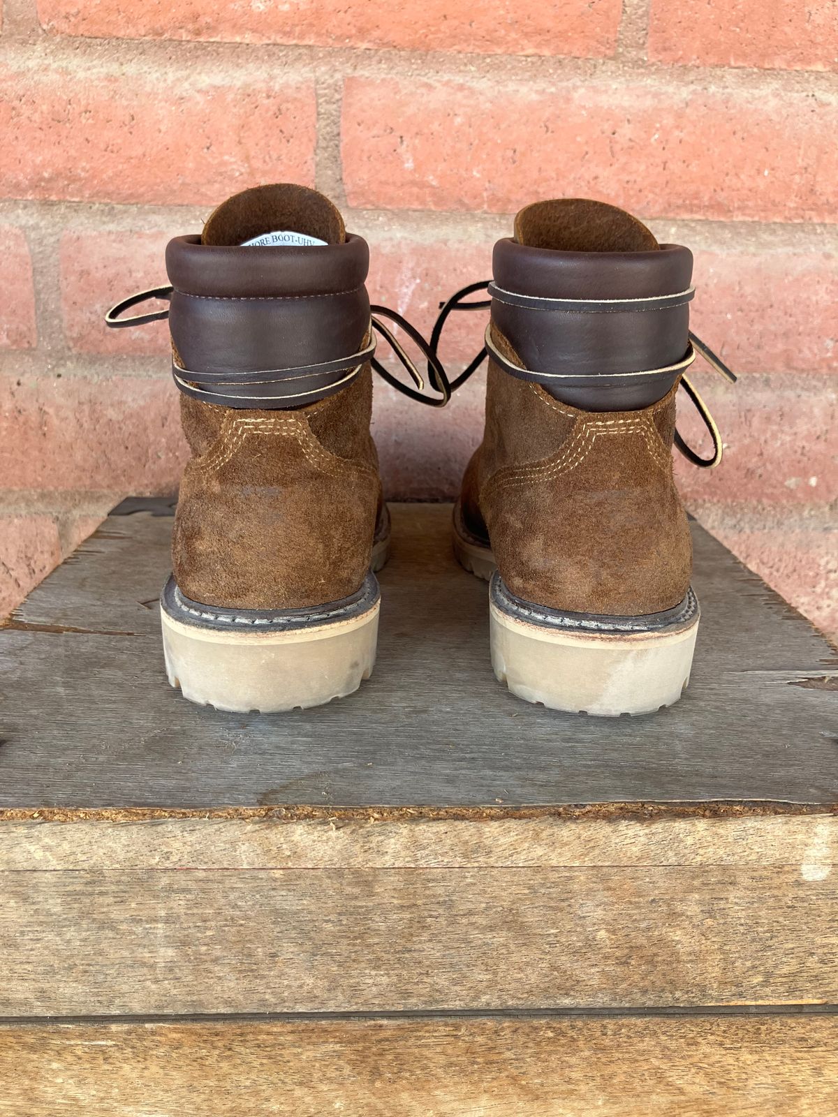 Photo by shank.sinatra on October 1, 2025 of the White's Chore Boot in Seidel Distressed Roughout.