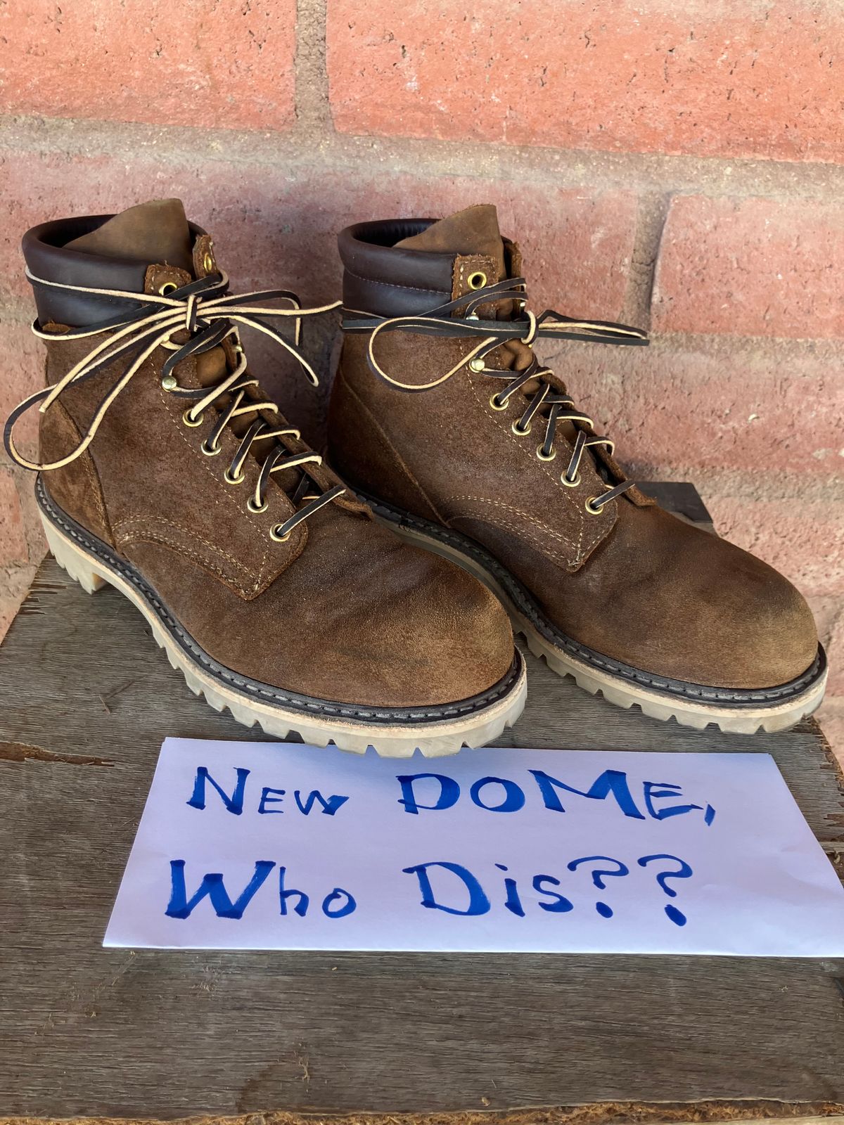 Photo by shank.sinatra on October 1, 2025 of the White's Chore Boot in Seidel Distressed Roughout.