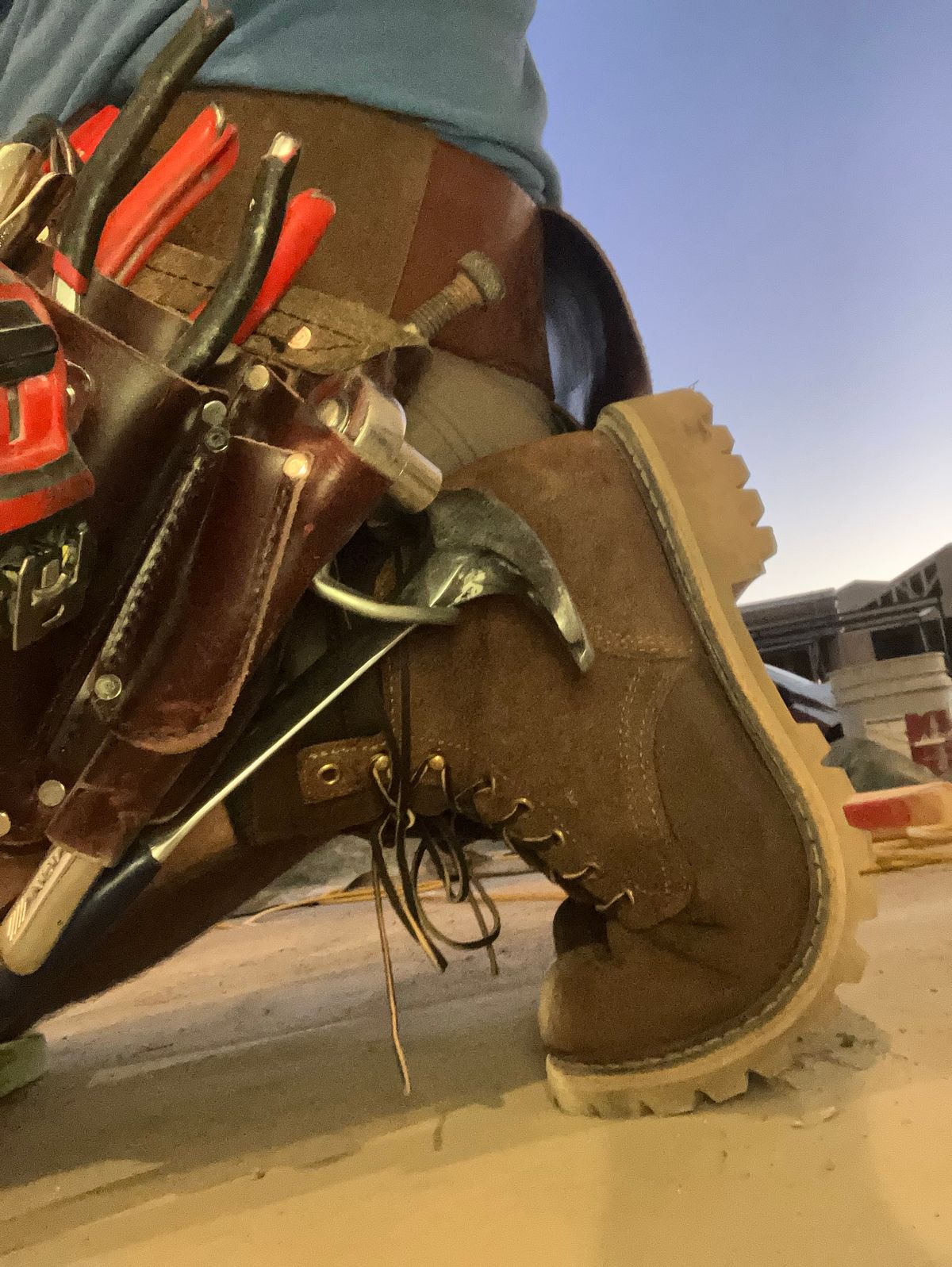 Photo by shank.sinatra on October 2, 2025 of the White's Chore Boot in Seidel Distressed Roughout.