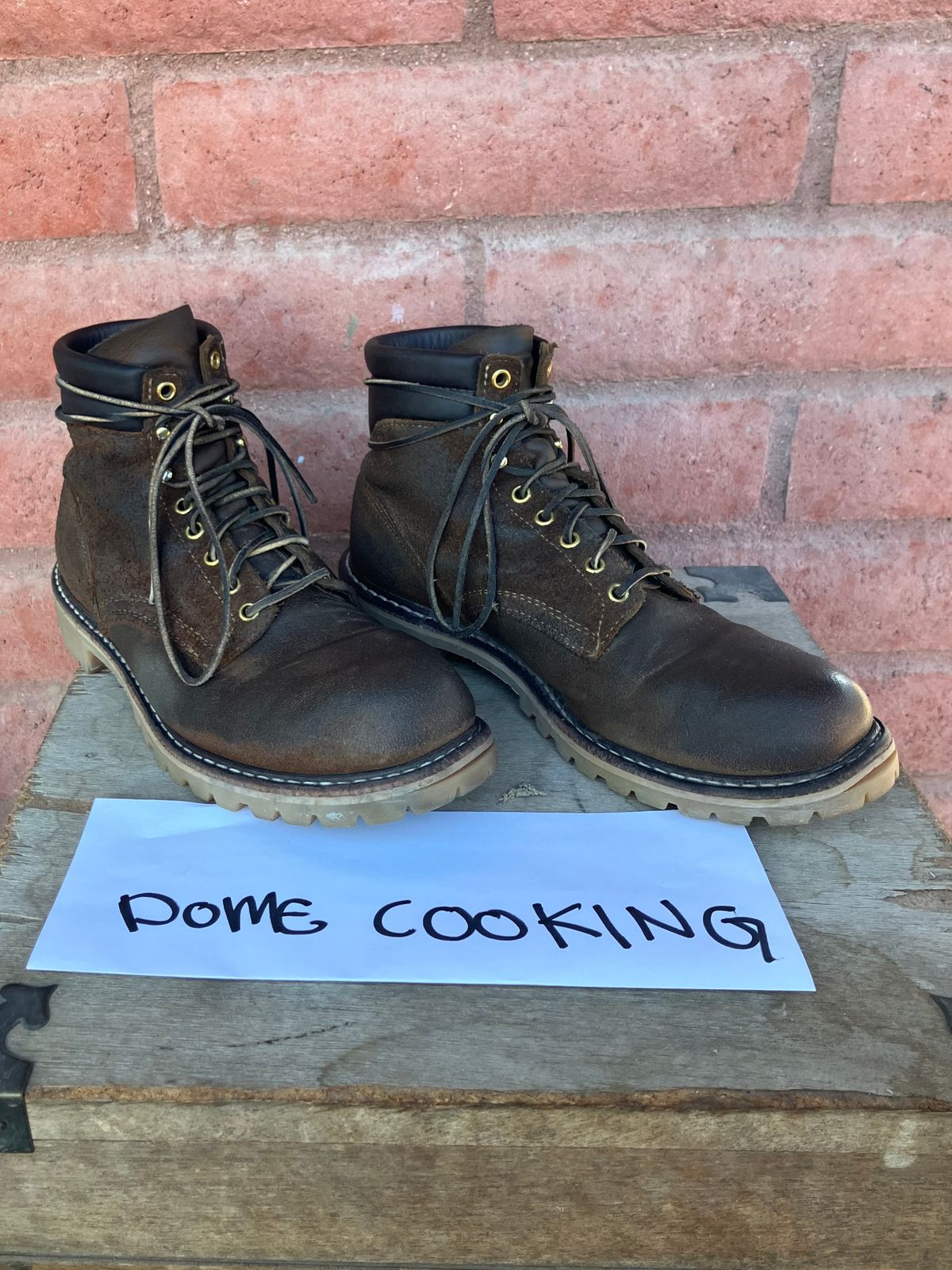 Photo by shank.sinatra on November 2, 2025 of the White's Chore Boot in Seidel Distressed Roughout.