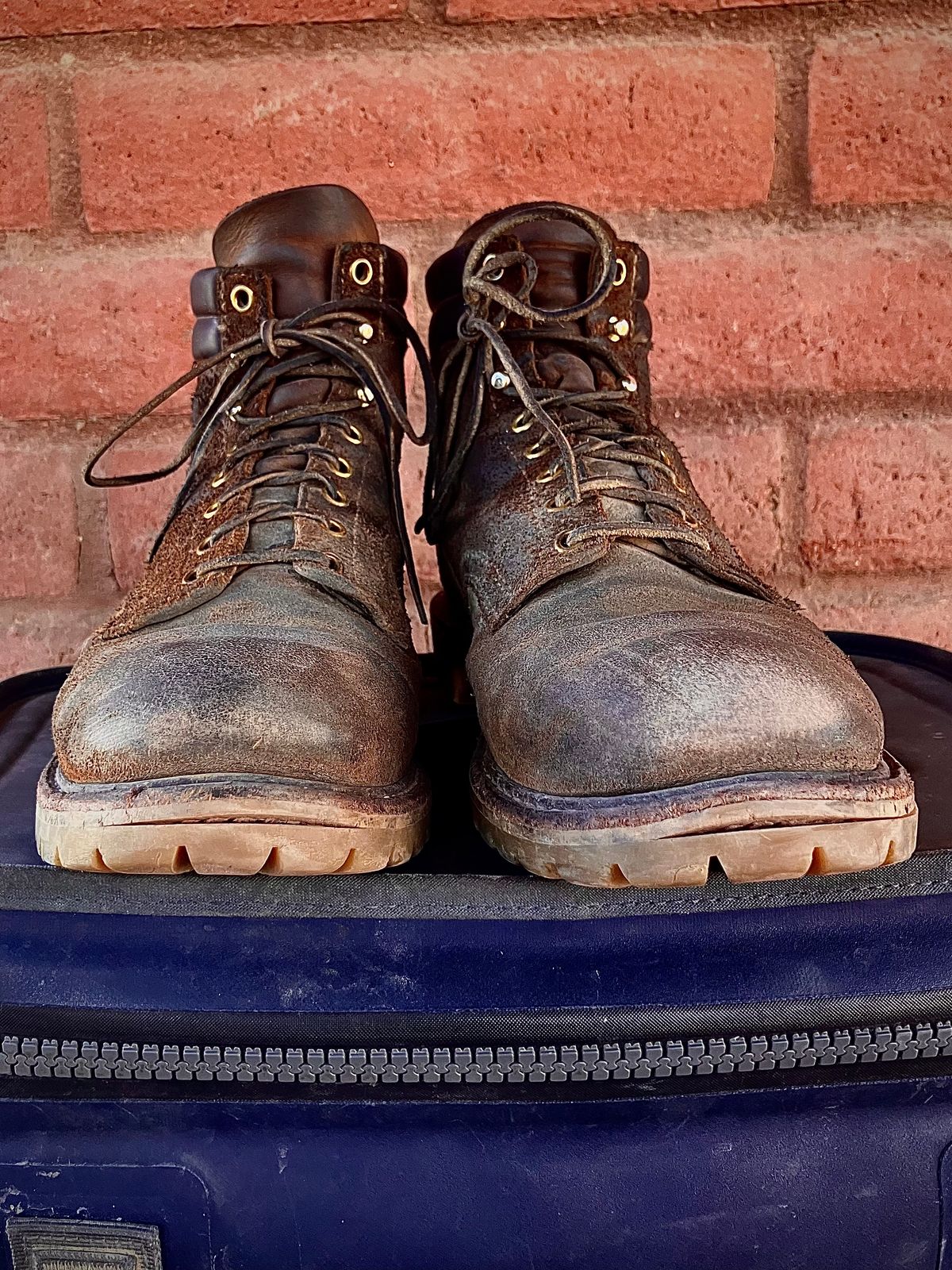 Photo by shank.sinatra on January 5, 2026 of the White's Chore Boot in Seidel Distressed Roughout.