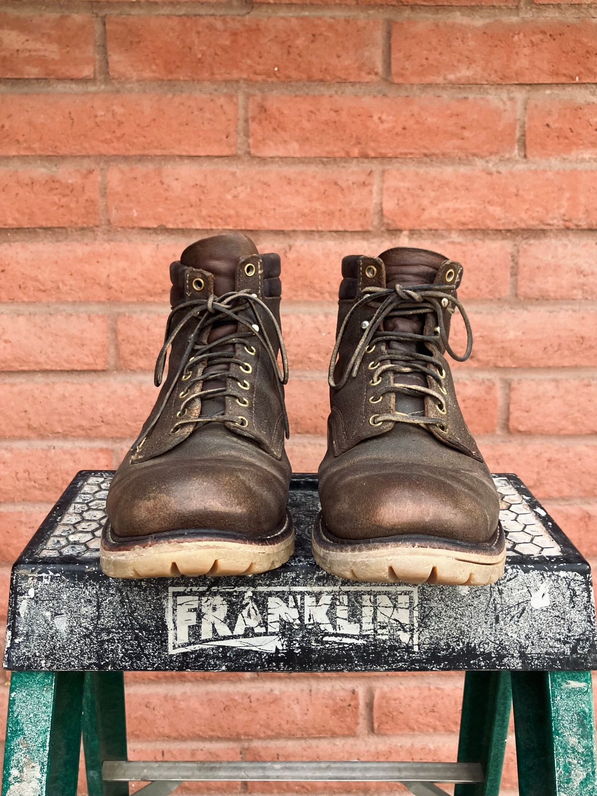 Photo by shank.sinatra on March 29, 2026 of the White's Chore Boot in Seidel Distressed Roughout.