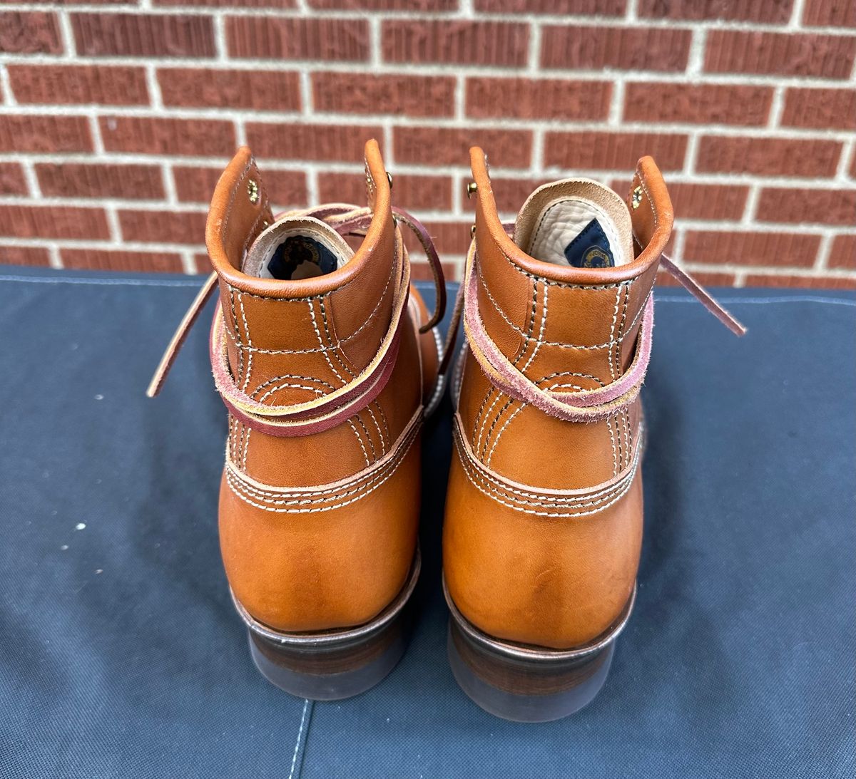 Photo by twg7 on October 1, 2023 of the John Lofgren Donkey Puncher Boots in Badalassi Carlo Cognac Minerva.