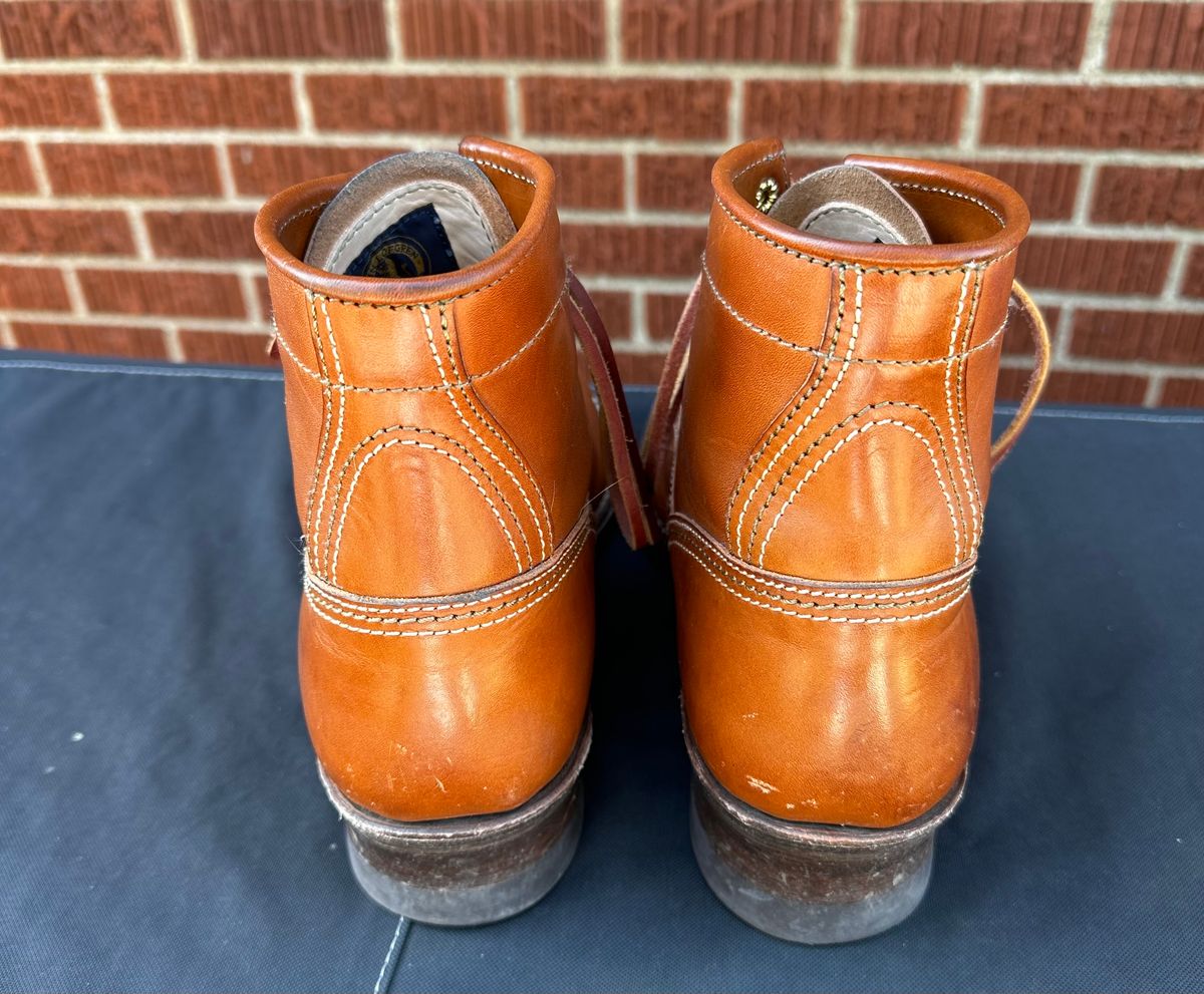 Photo by twg7 on November 3, 2023 of the John Lofgren Donkey Puncher Boots in Badalassi Carlo Cognac Minerva.