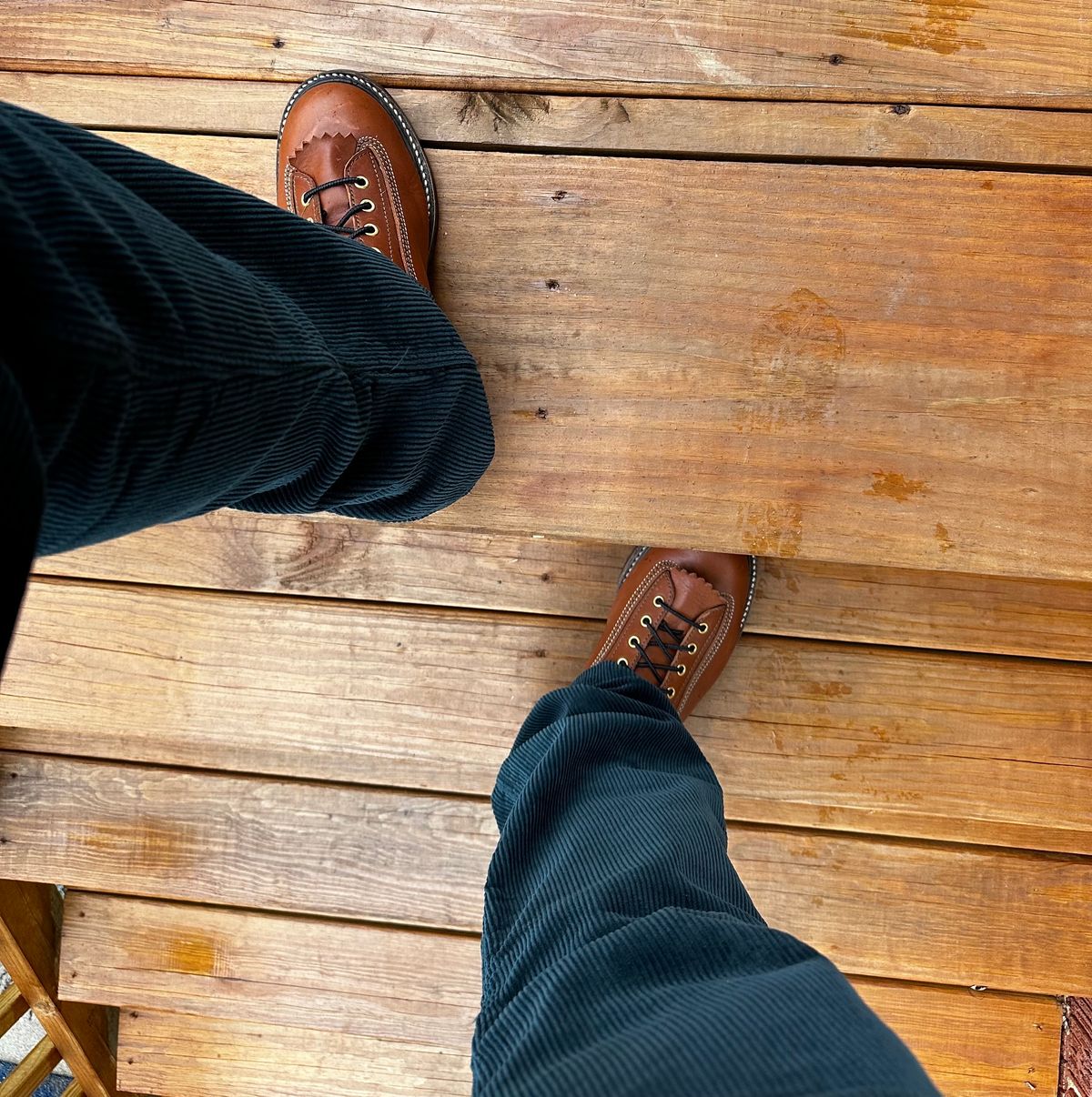Photo by twg7 on December 1, 2023 of the John Lofgren Donkey Puncher Boots in Badalassi Carlo Cognac Minerva.